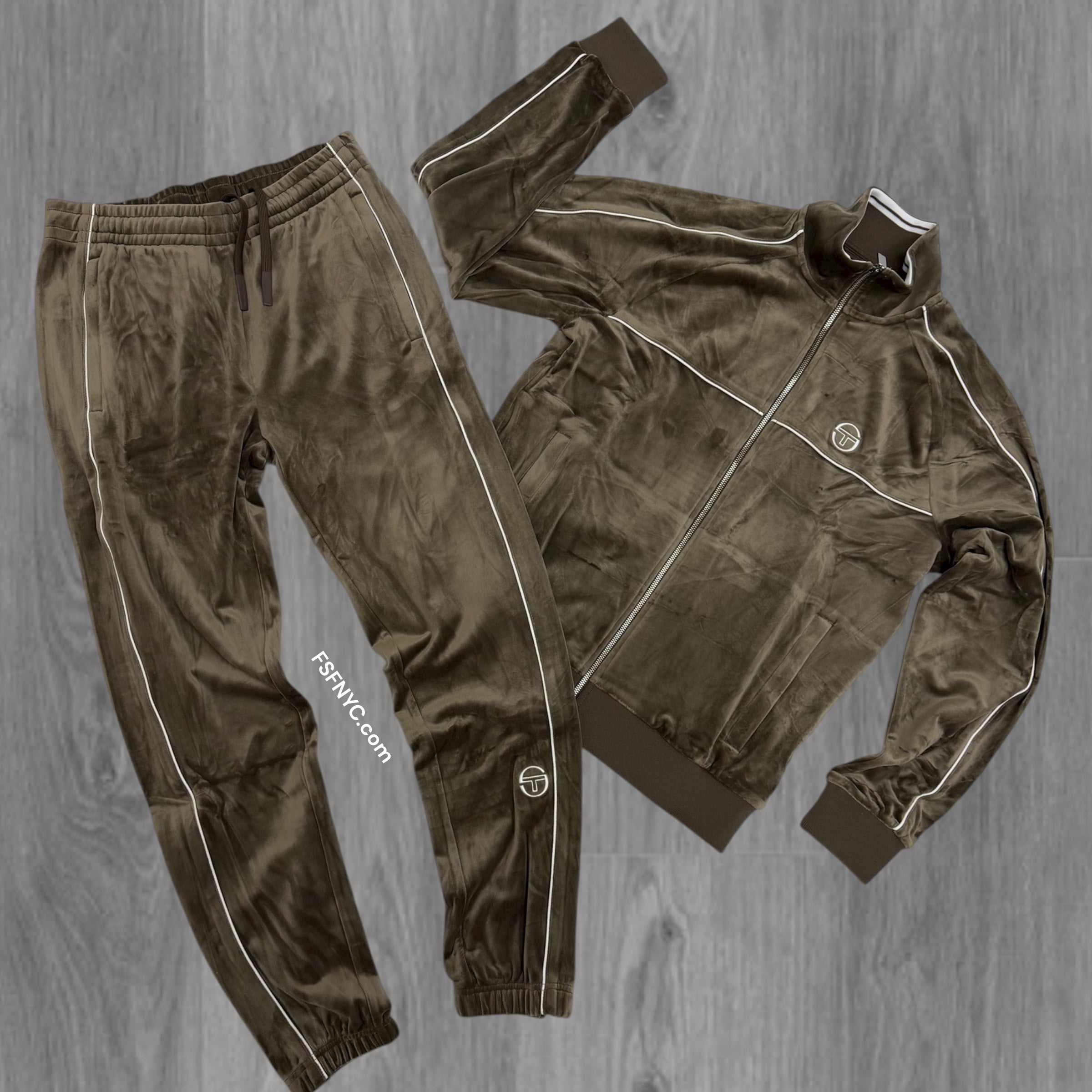 Sergio Tacchini - Velour Lioni Track Set - Morel