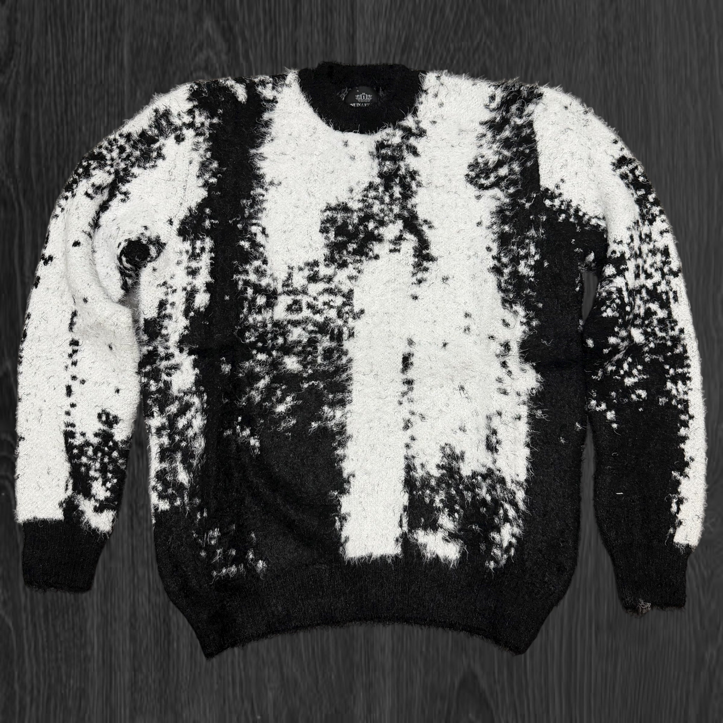 Baruda - Mohair Crew Sweater - Black - 905