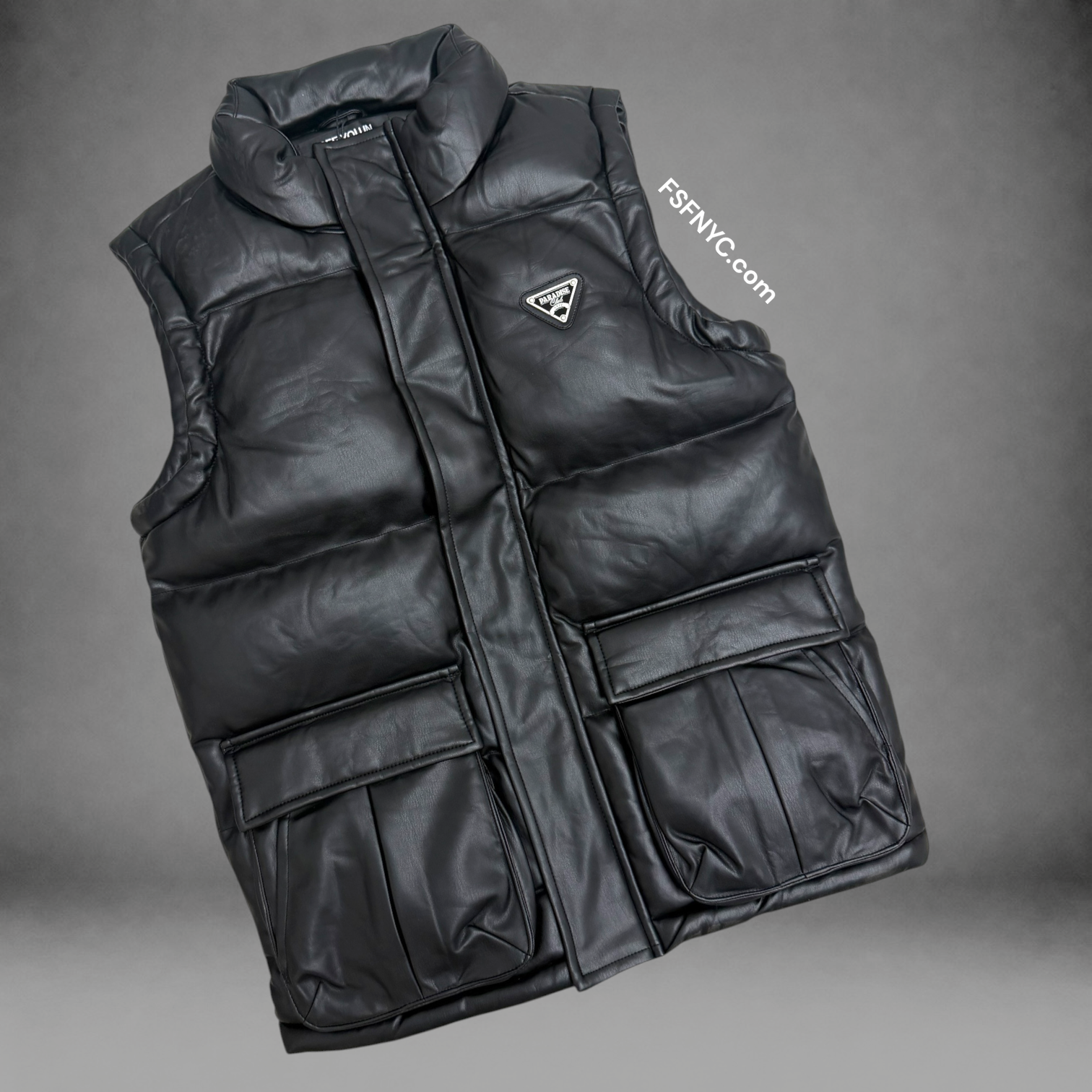JC - Vest PU Puffer SYIP - Black - 9384V