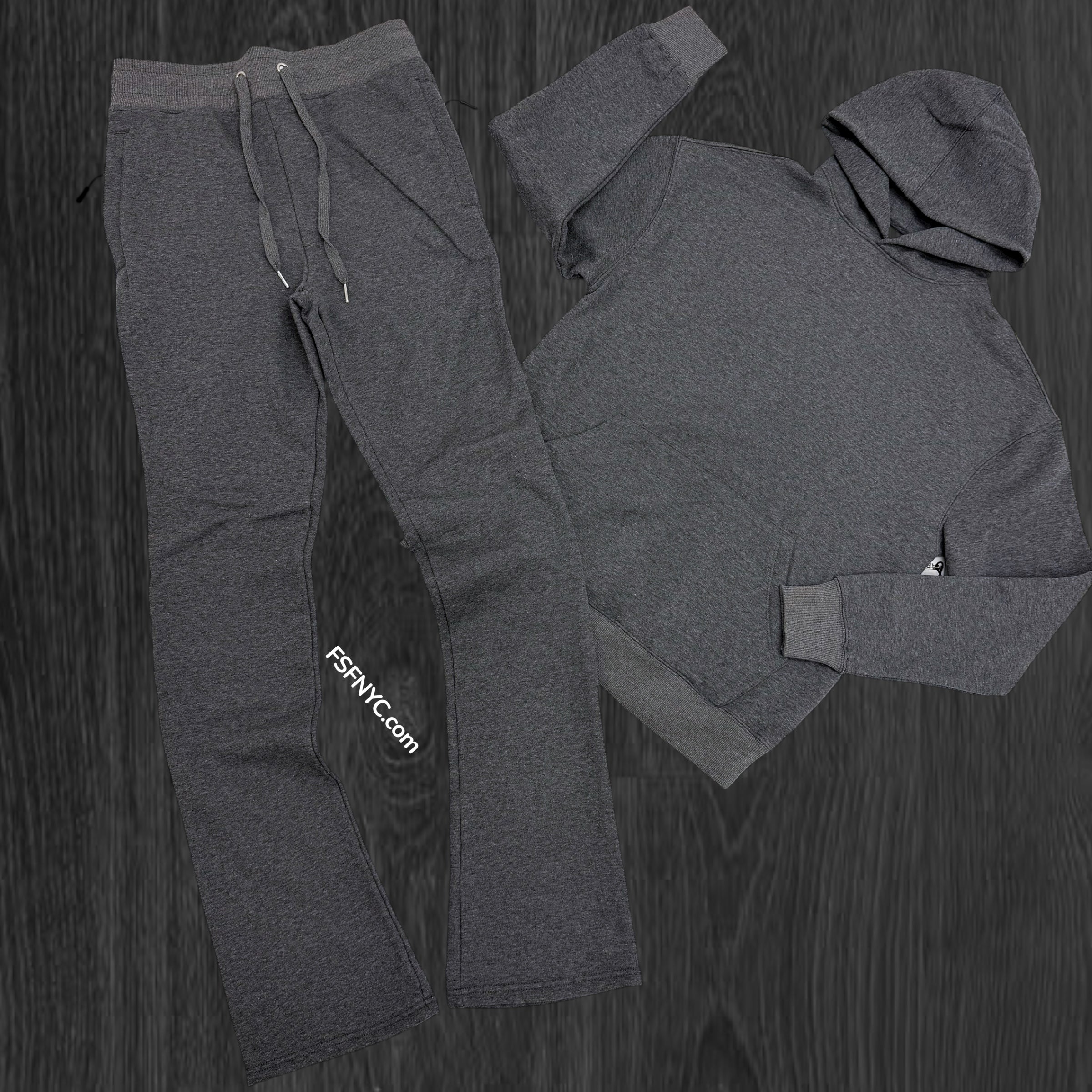 Narr - STACKED UpTown Sweat Suit - New Charcoal Grey - 1081