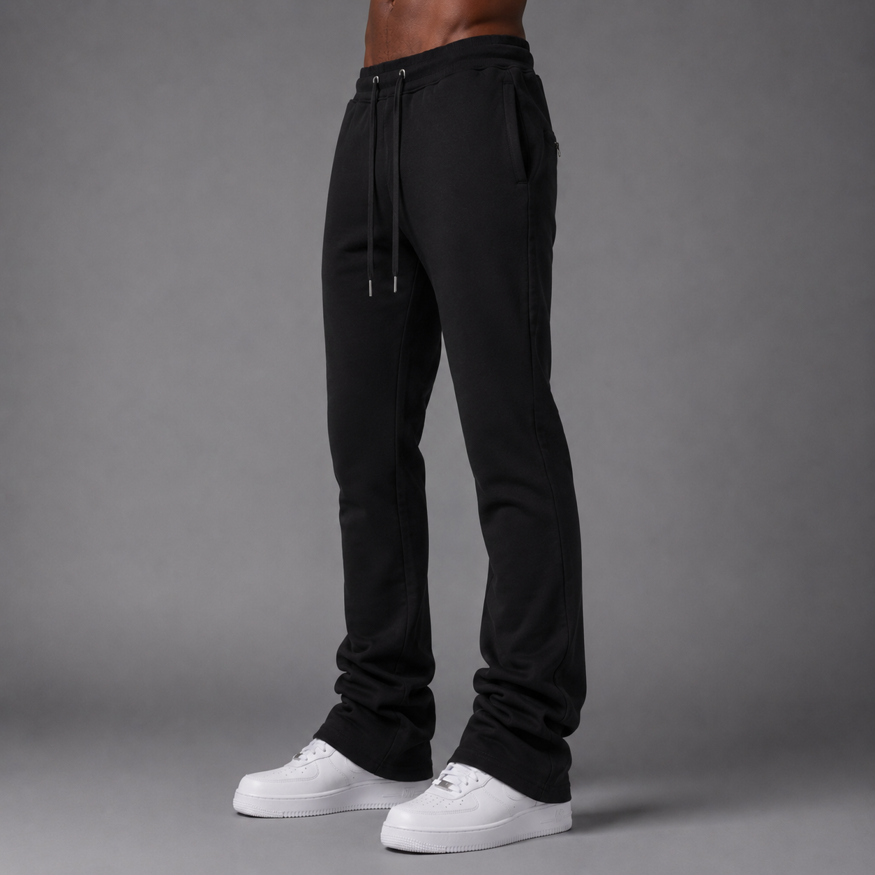 Armor - Stacked Sweat Pants - Black - M5690