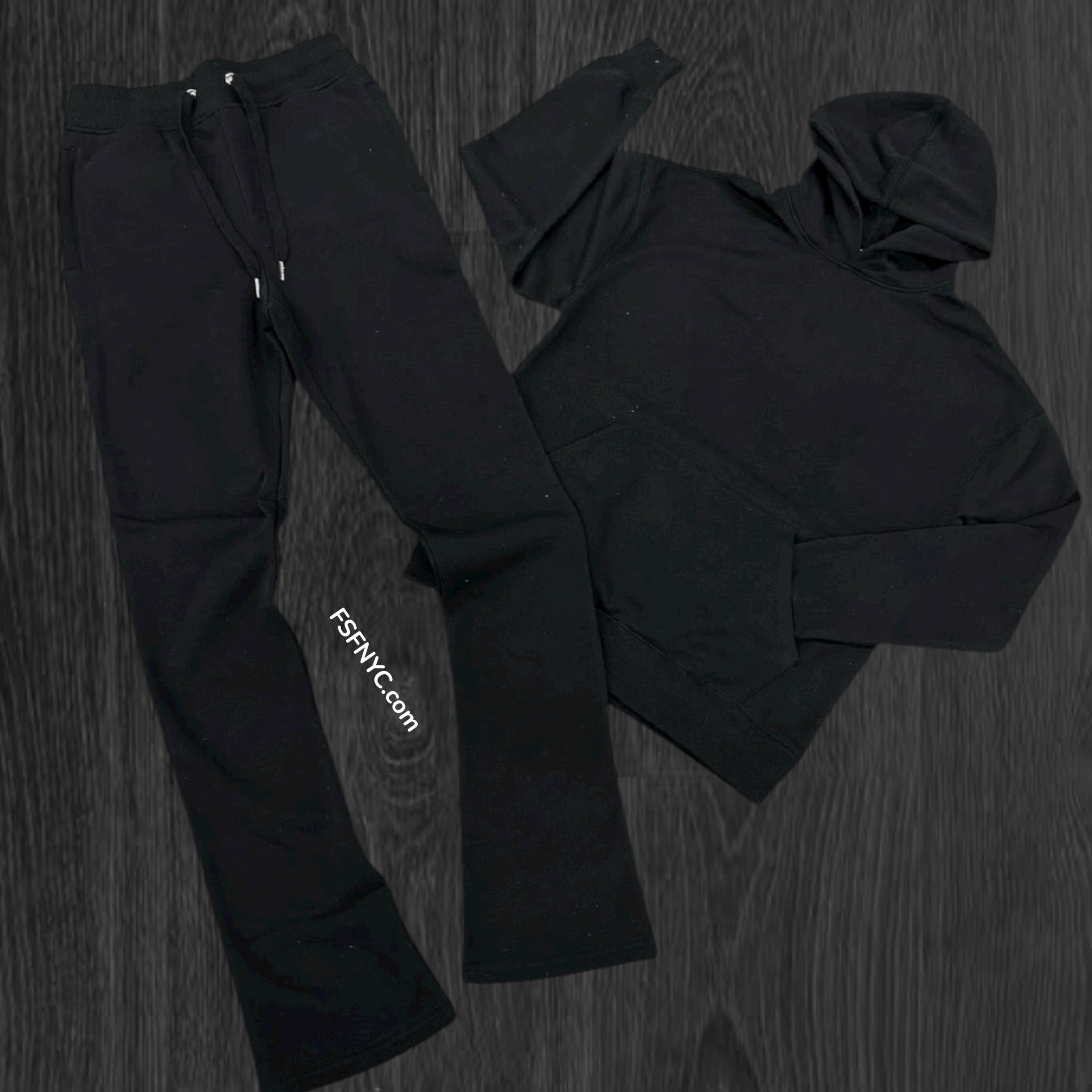 Narr - STACKED UpTown Sweat Suit - Black - 1081
