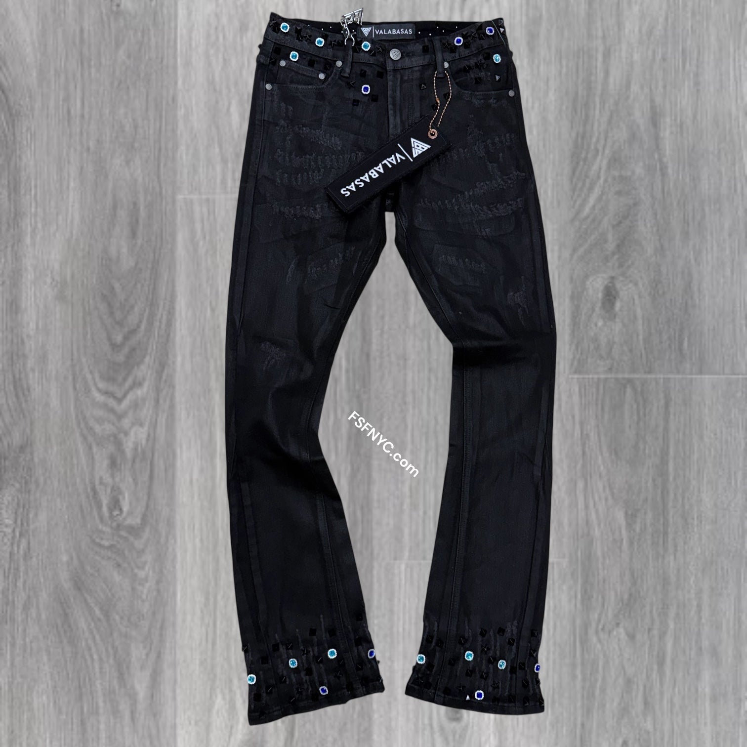 Valabasas- ION Black Waxed Denim - 1058