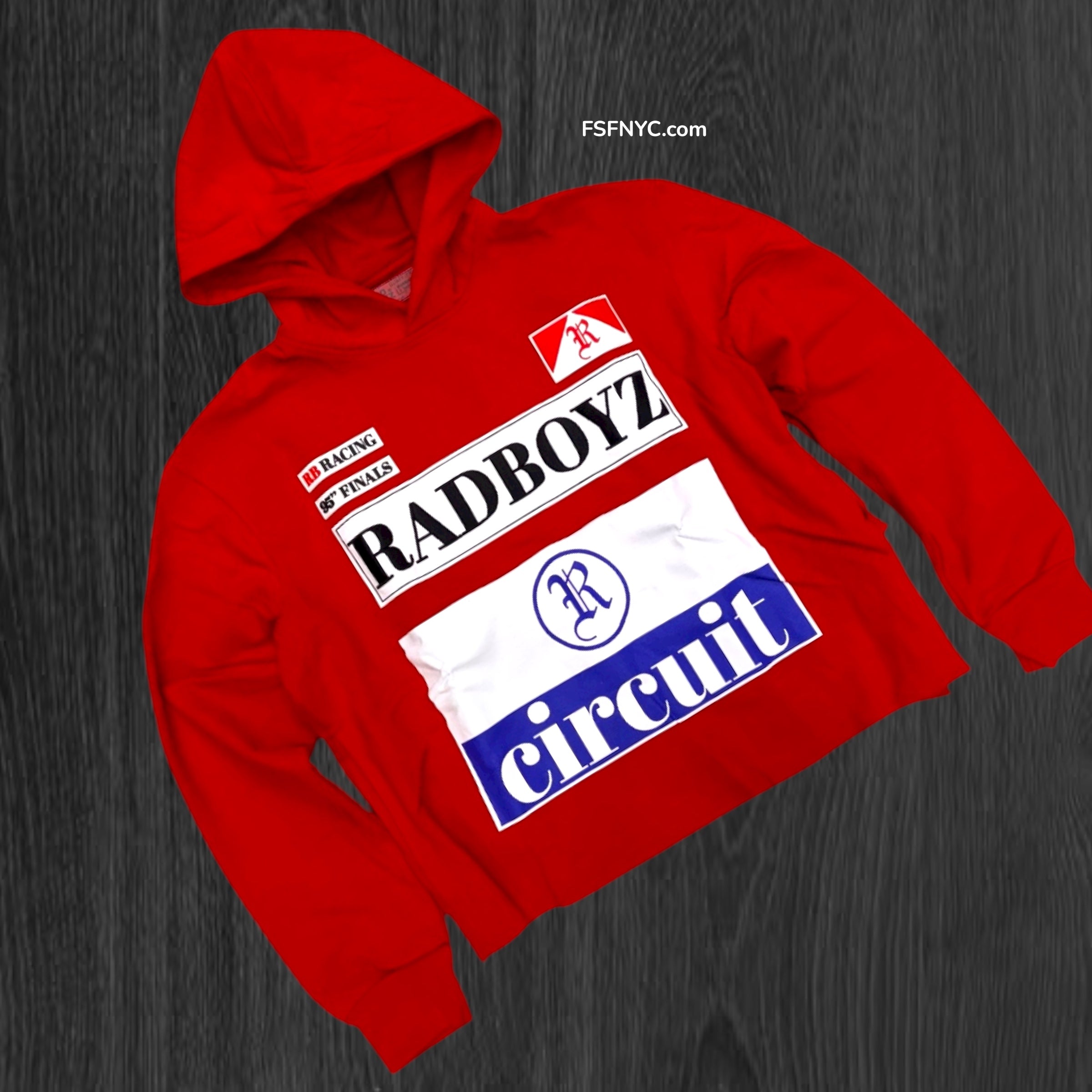 RADBOYZ - RACING FINALS Heavyweight Hoodie - RED - 105
