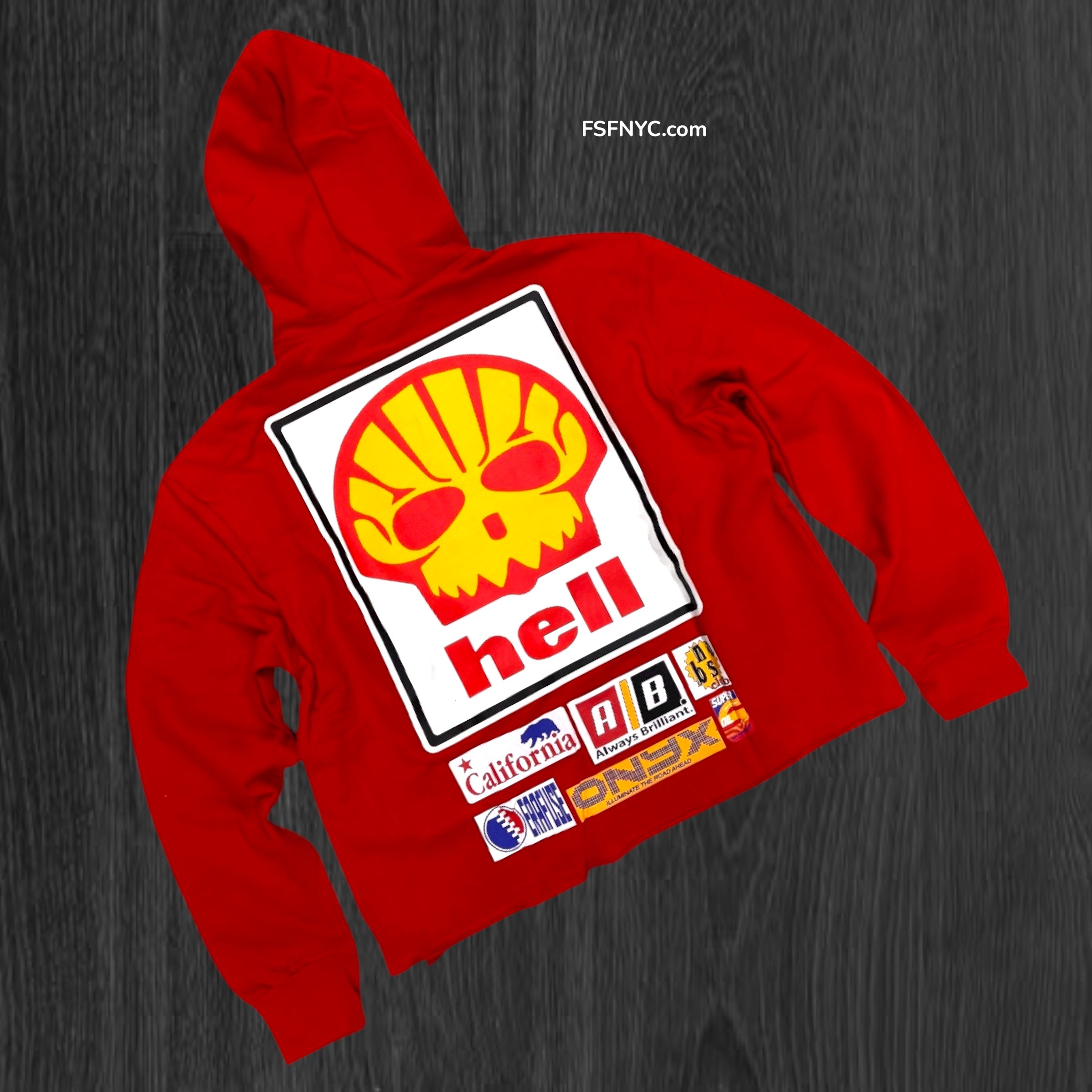 RADBOYZ - RACING FINALS Heavyweight Hoodie - RED - 105