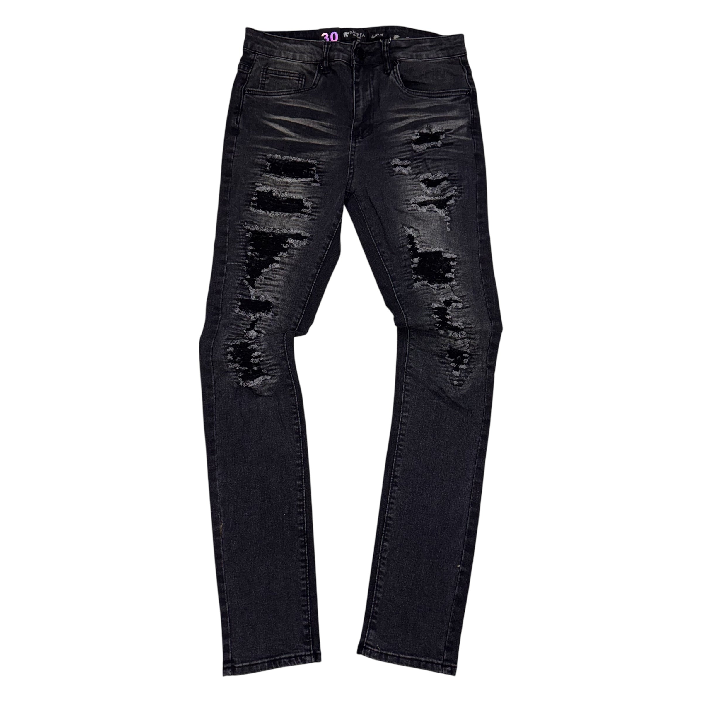 Waimea - Skinny Jeans - Black Wash - M8497D
