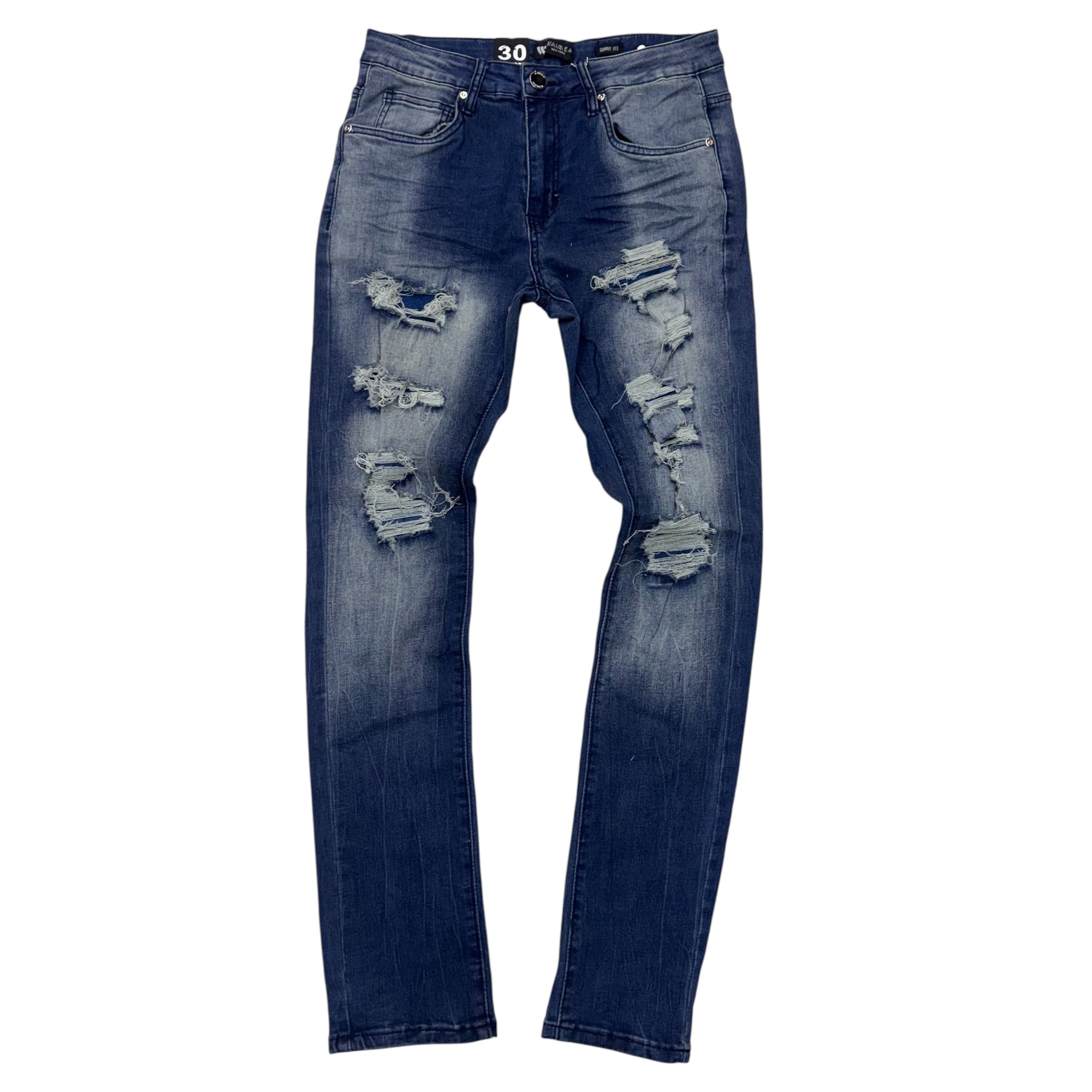 Waimea - Skinny Jeans - Indigo Wash - M8498D