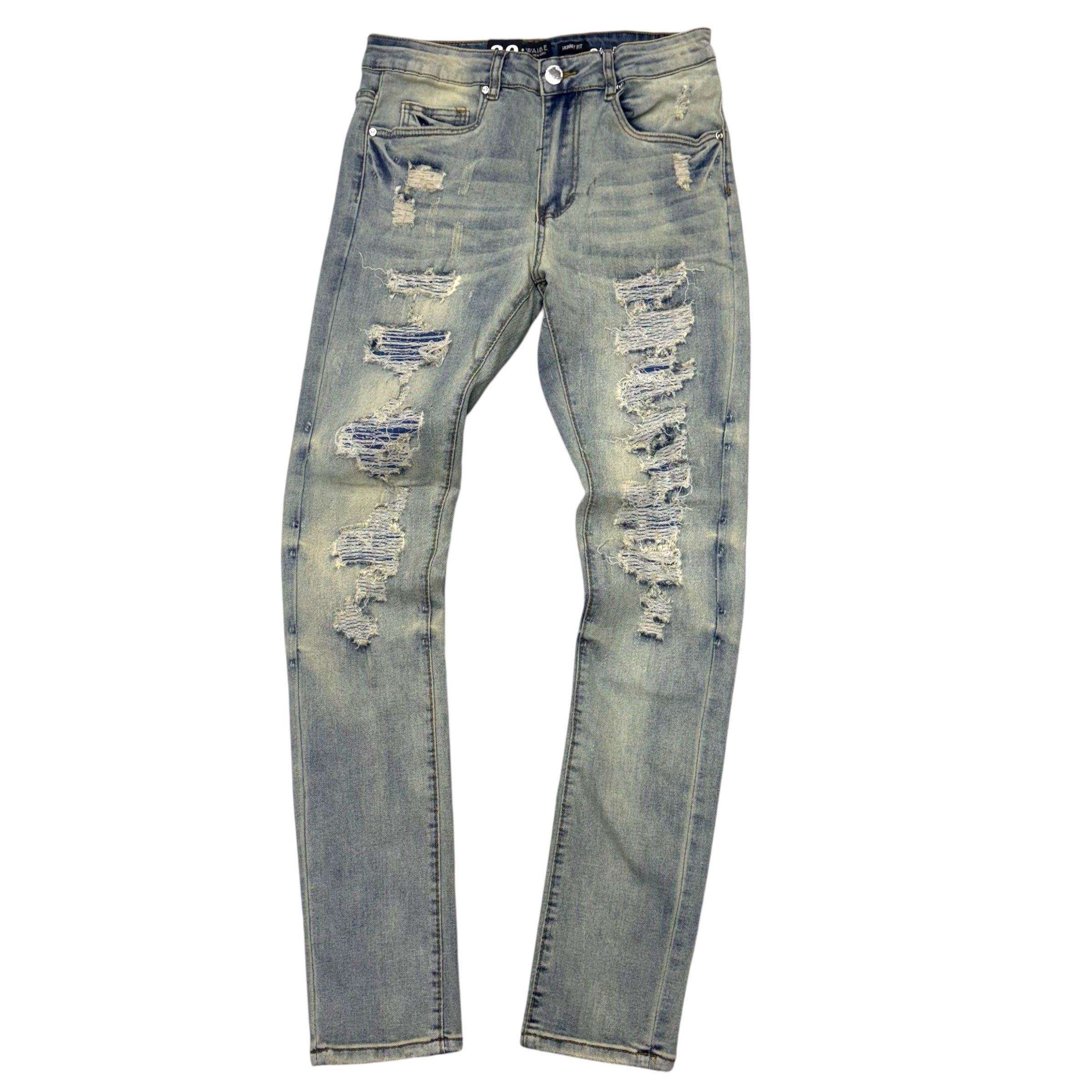 Waimea - Skinny Jeans - Bleach Wash - M8021D