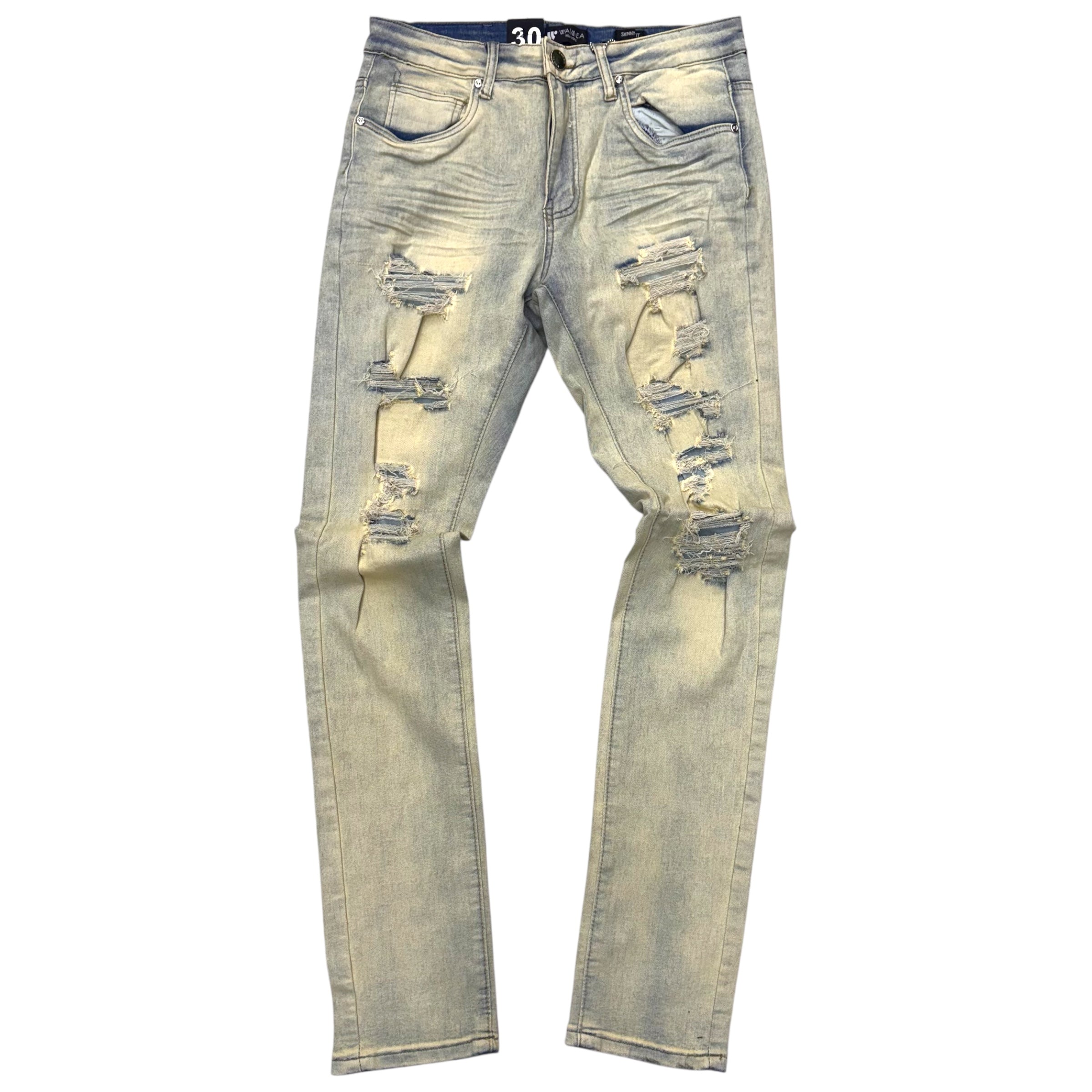 Waimea - Skinny Jeans - Blue Wash - M8498D