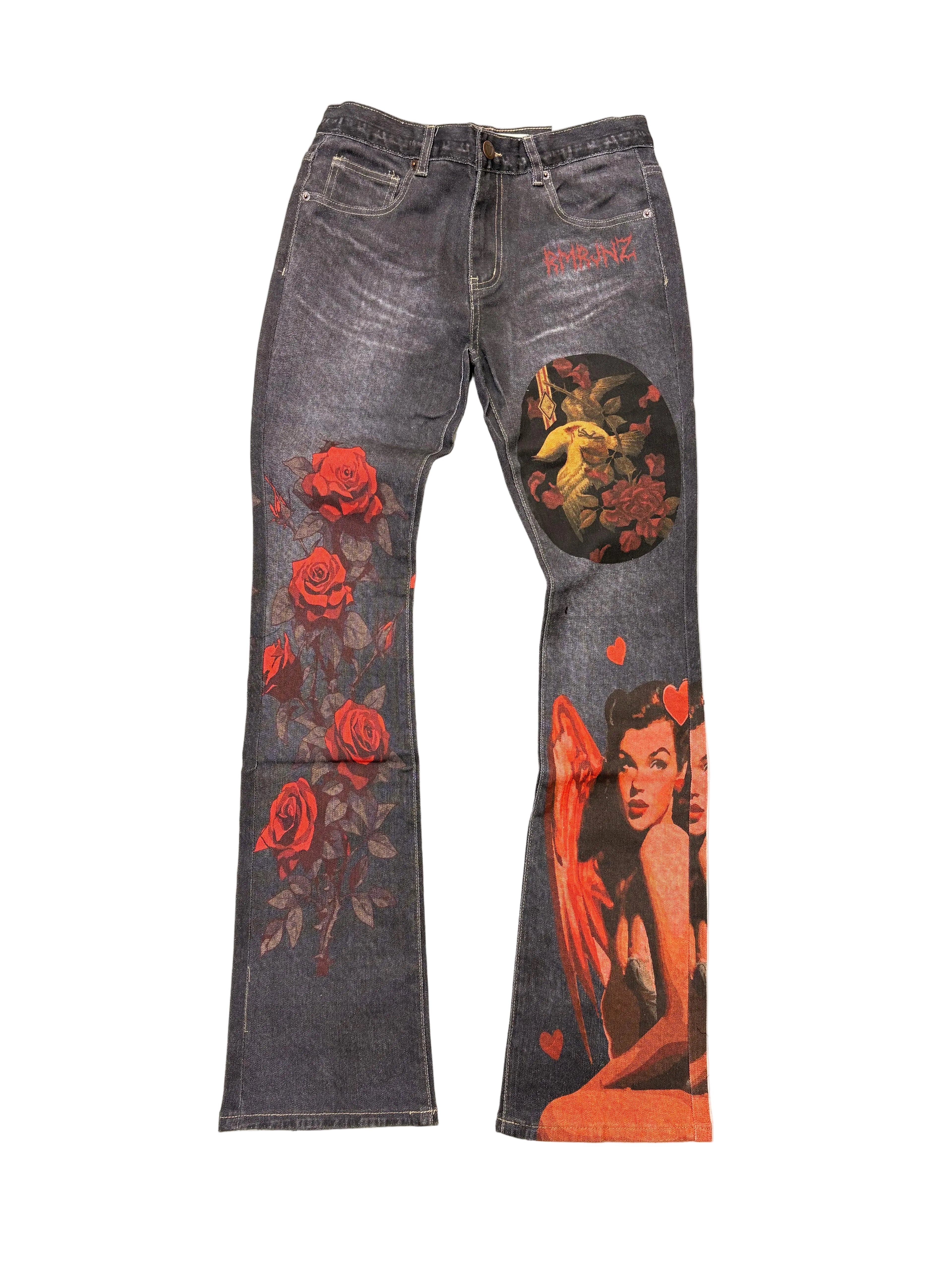 Armor - Stacked MARYLIN Digital Denim - Black Wash - RM218