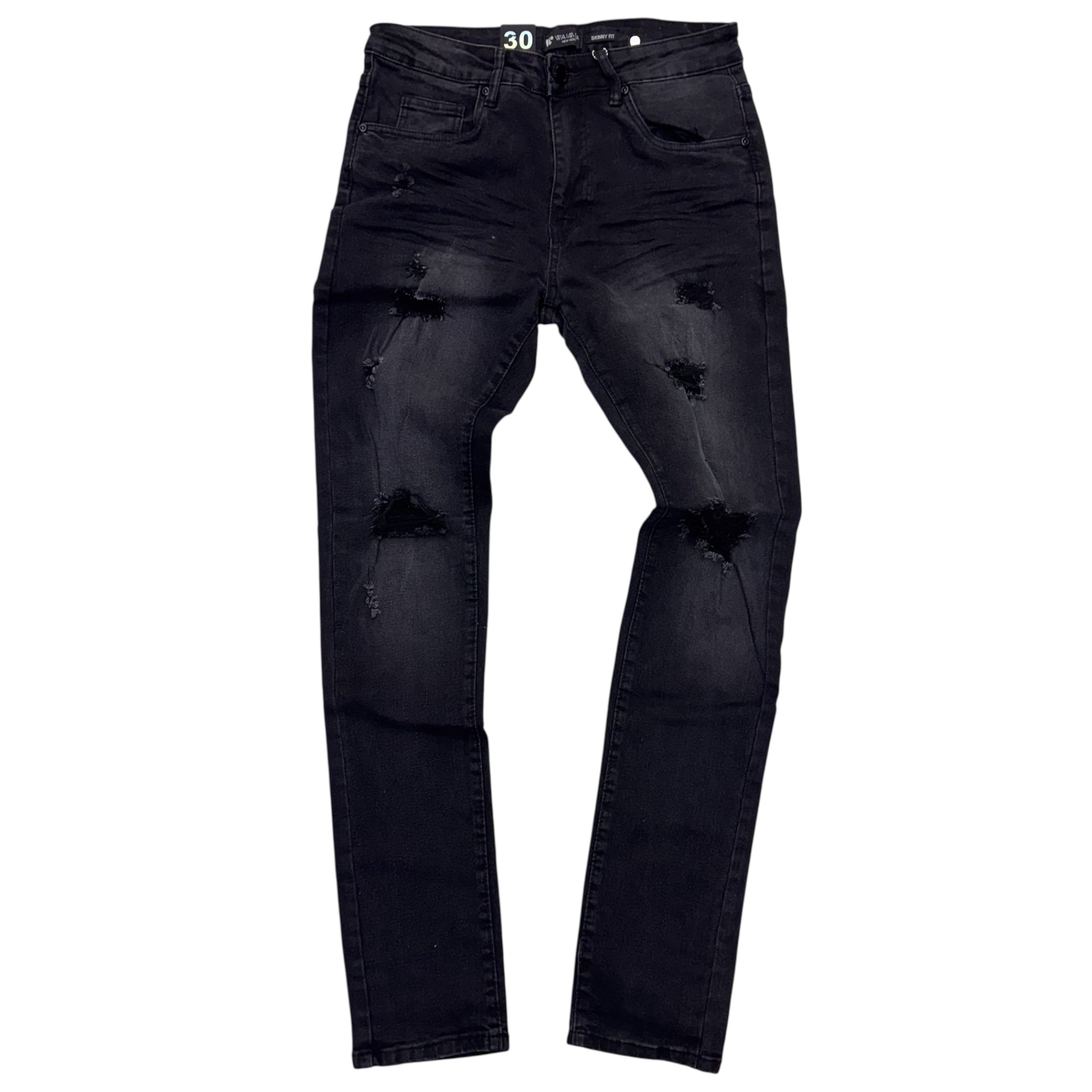 Waimea - Skinny Jeans - Black Wash - M8501D