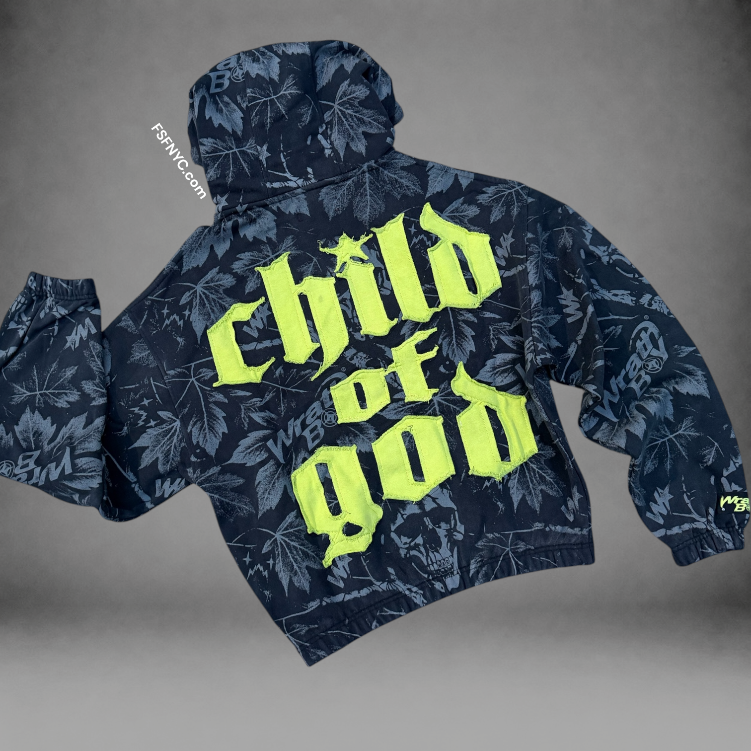 WrathBoy - Child Of God Hoodie - Black - 128