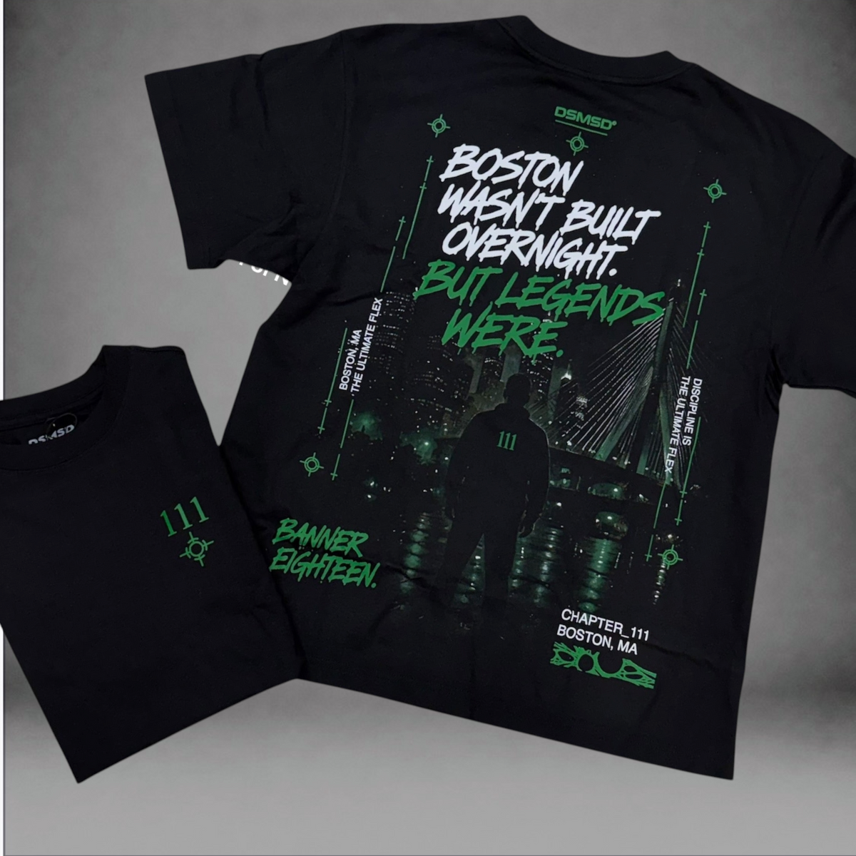 DSMSD - Boston Standard Tee - Black 01