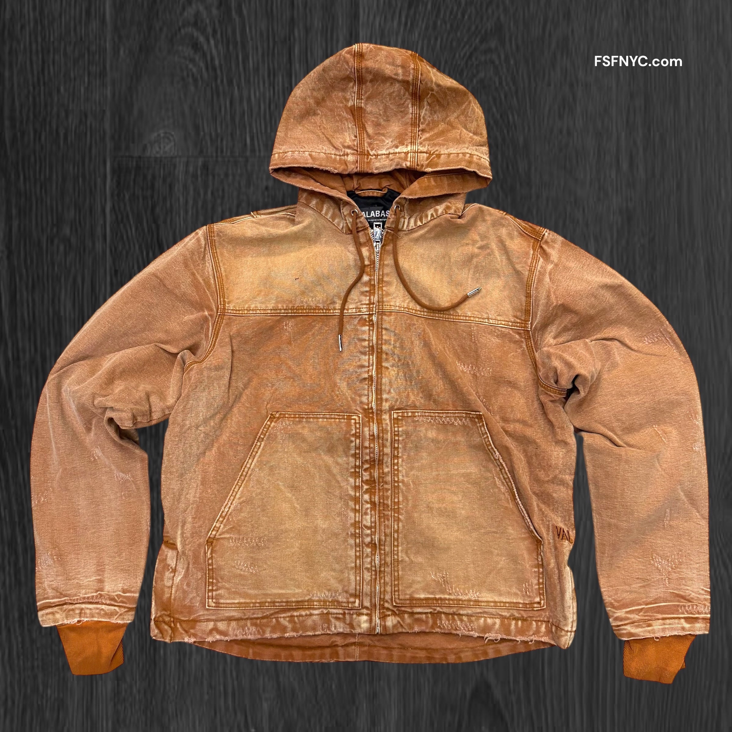 Valabasas - Carpenter Denim Jacket - Burnt Brown - 1052