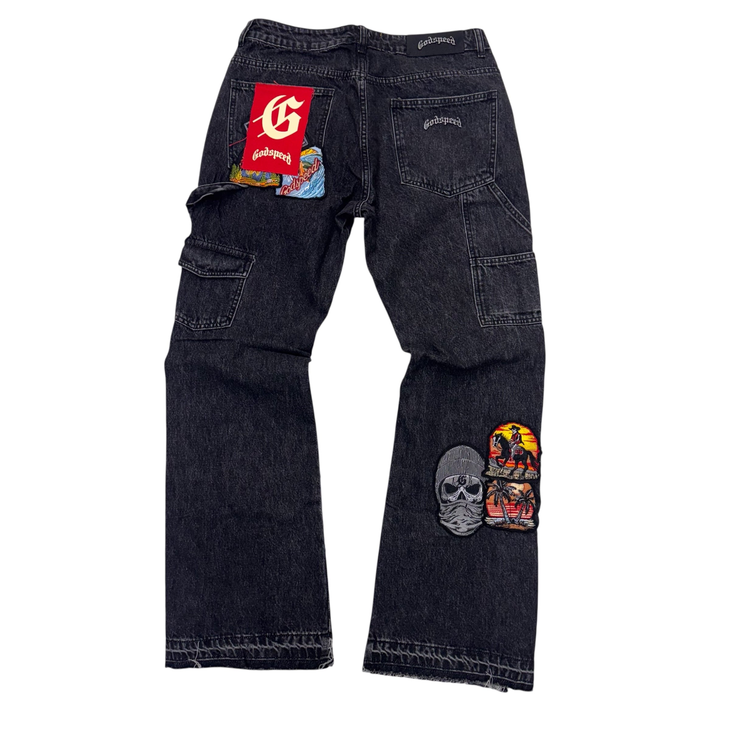 GodSpeed-Patched Denim Black