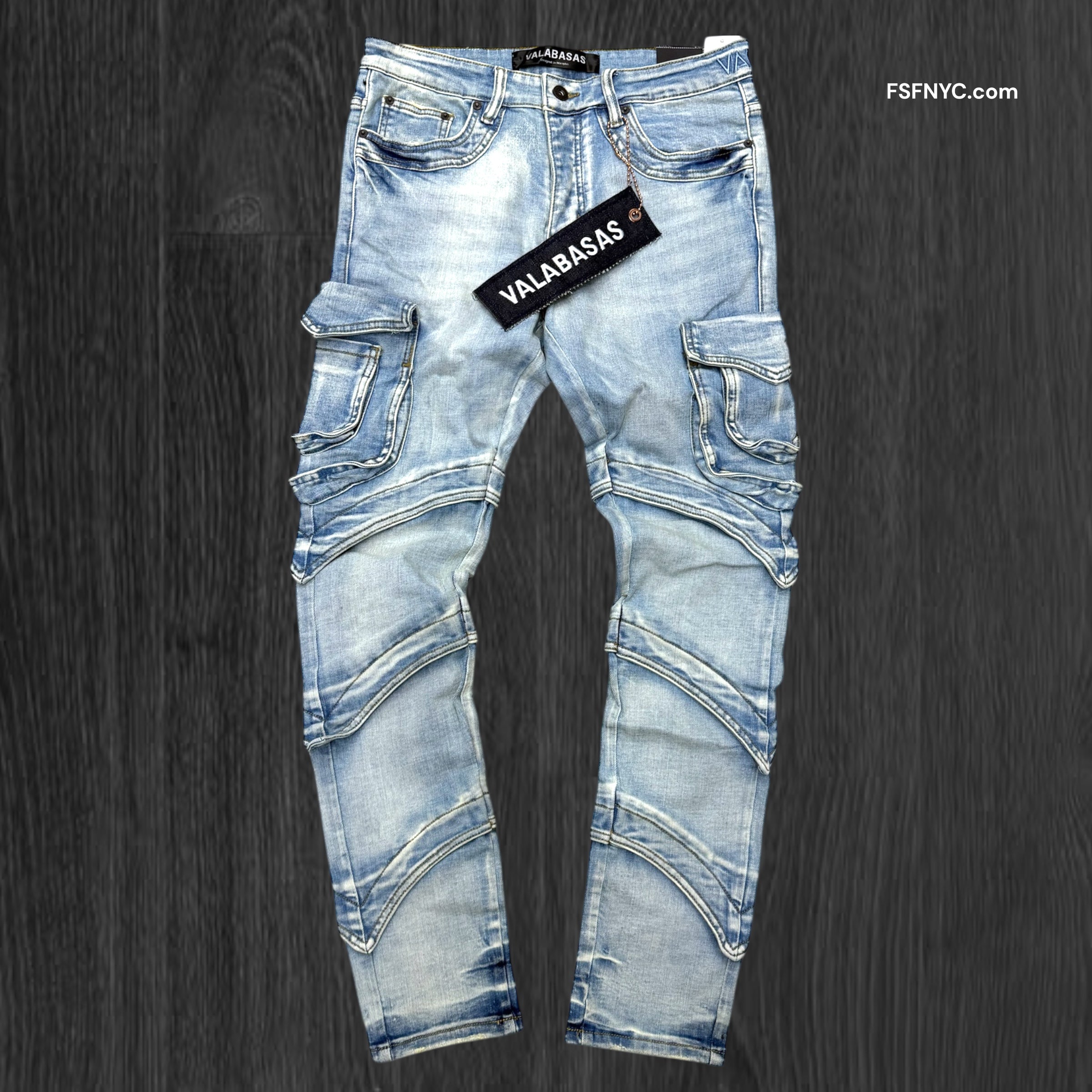 Valabasas - Skinny Smoto Denim - Light Blue - 1031