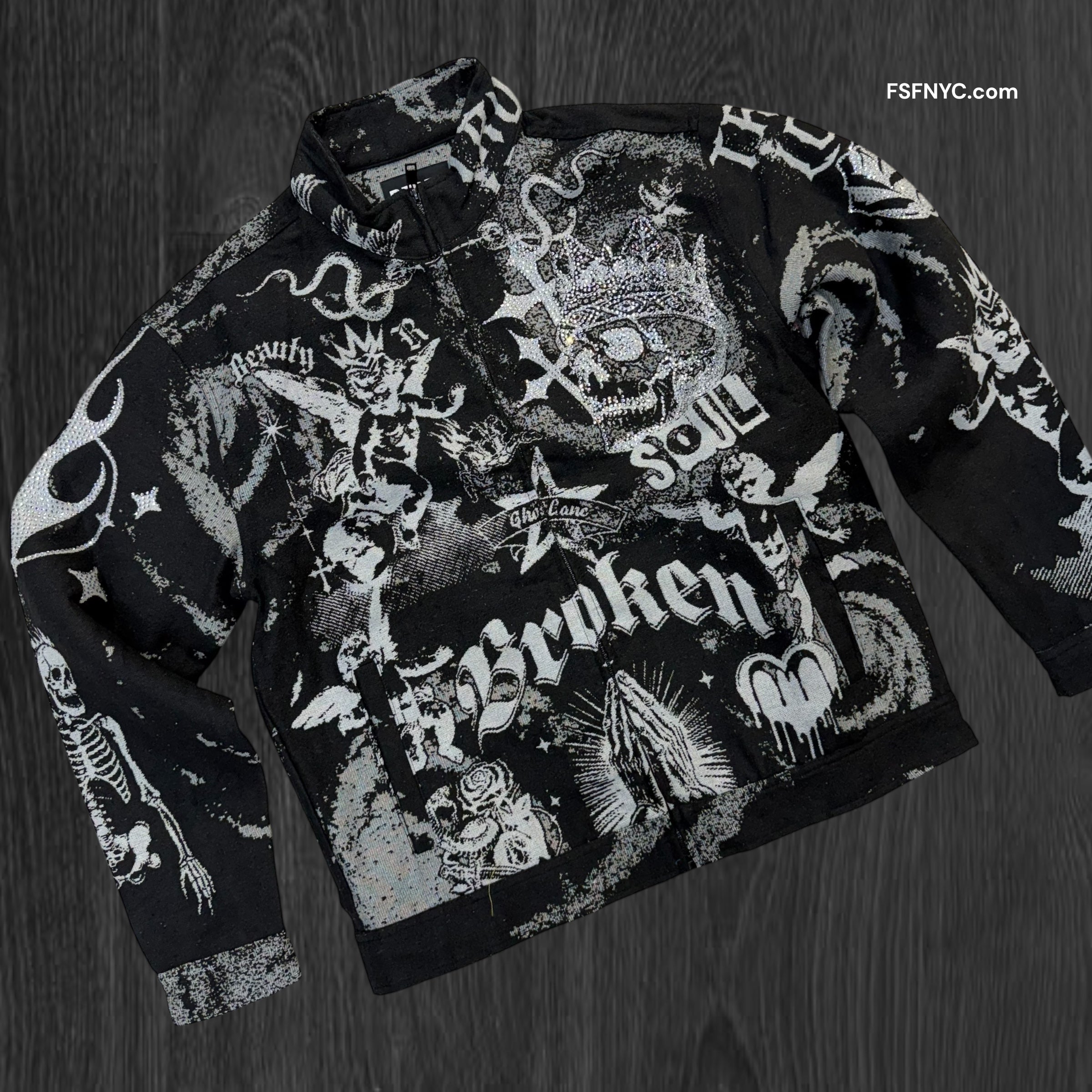 Tapestry Soul Jacket - Black - 555