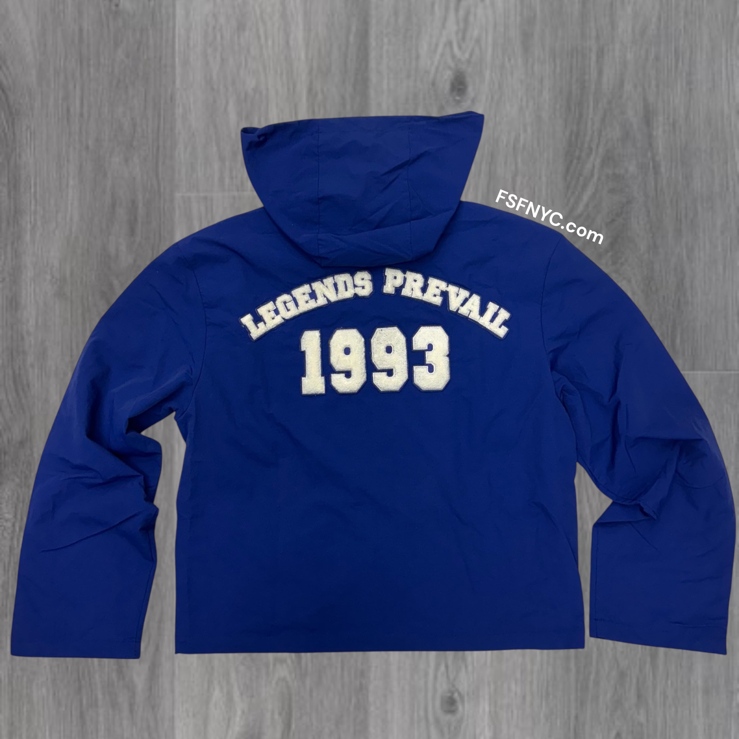 Prevail - Windbreaker “93” Zip Jacket Set - Blue