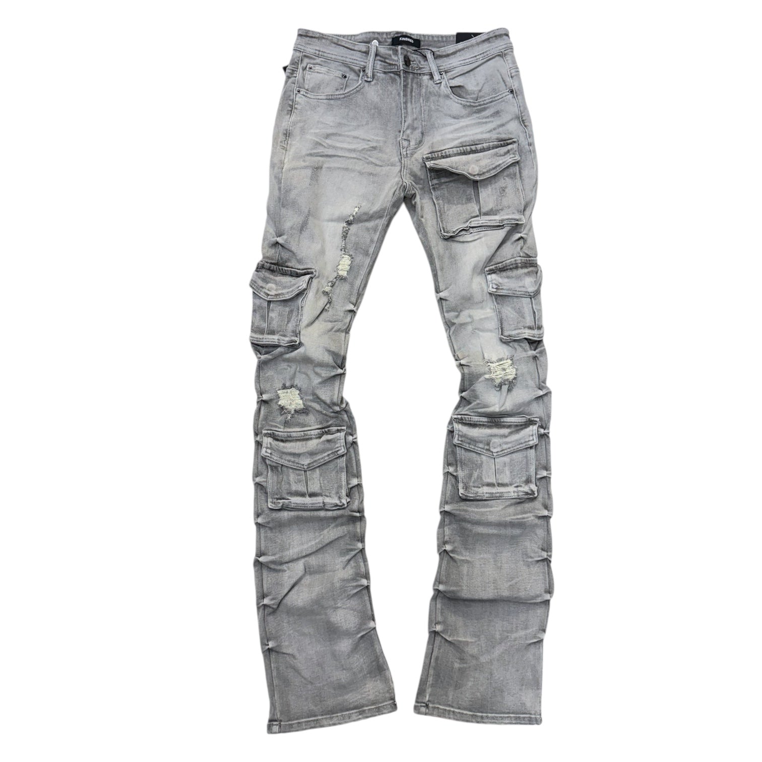 KD - Stacked Utility Denim - Grey -2056B