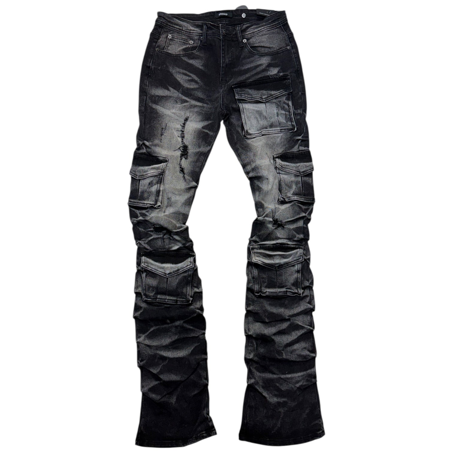 KD - Stacked Utility Denim - Black Blue -2056B