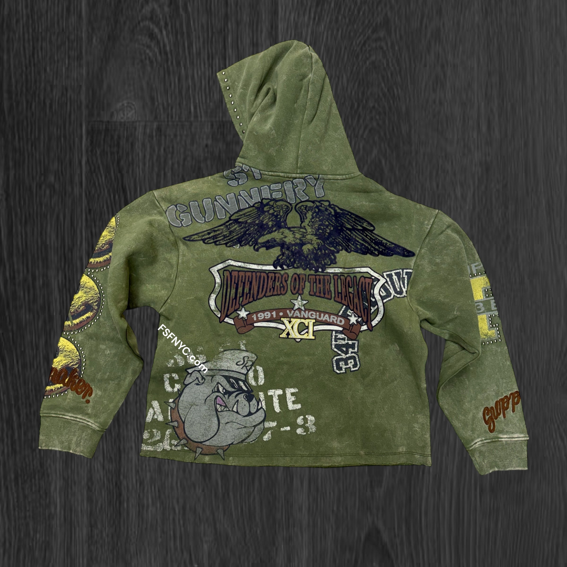 Rise - Stacked Sweat Suit - Army - 25669