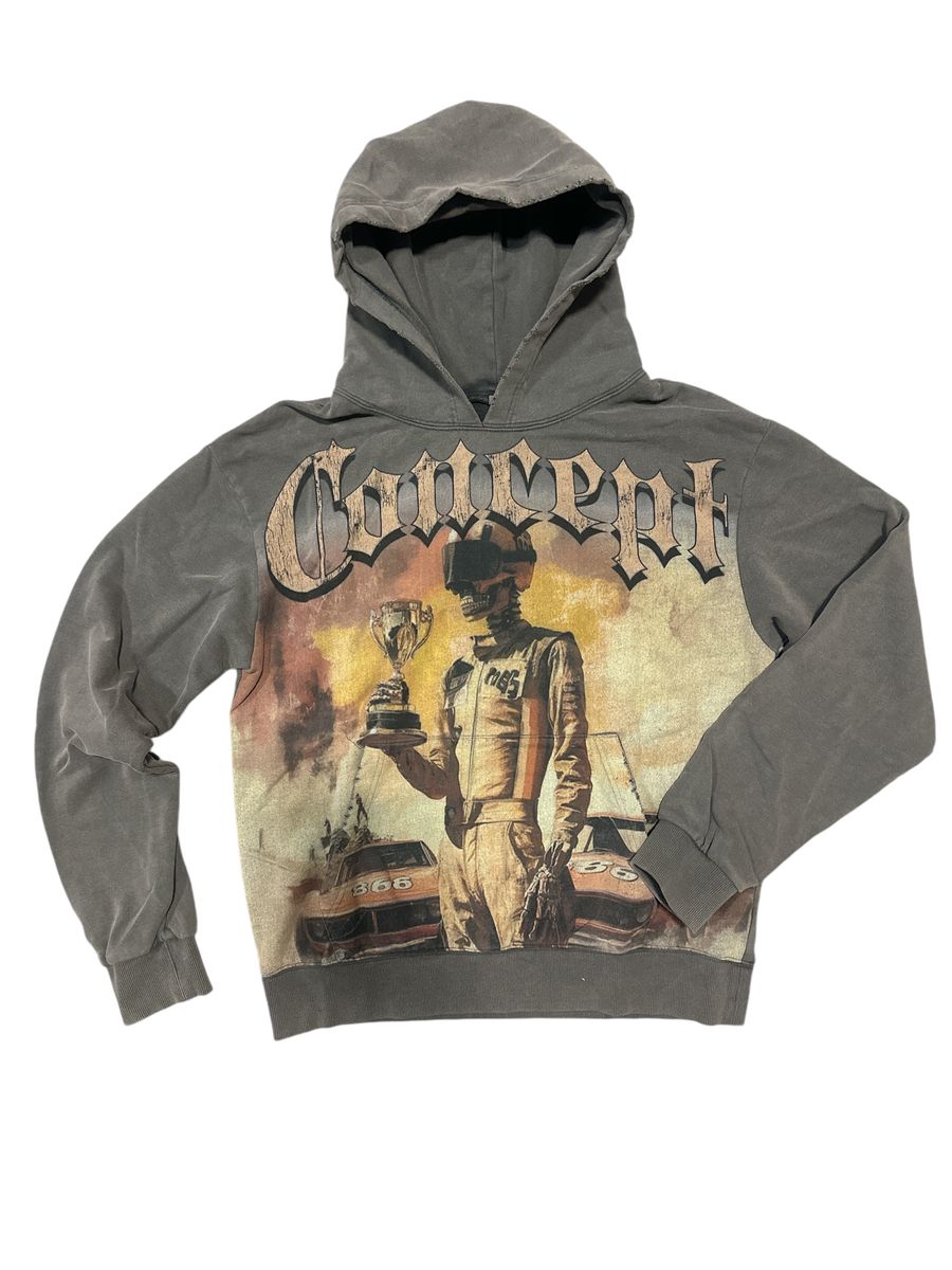 Concept - The Champion Hoodie - Grey Wash - 012