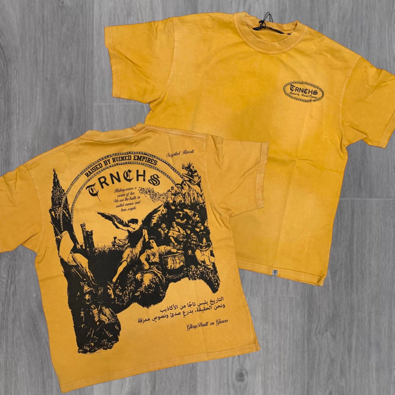 Trnchs - Post Empire - T Shirt - Yellow - 27