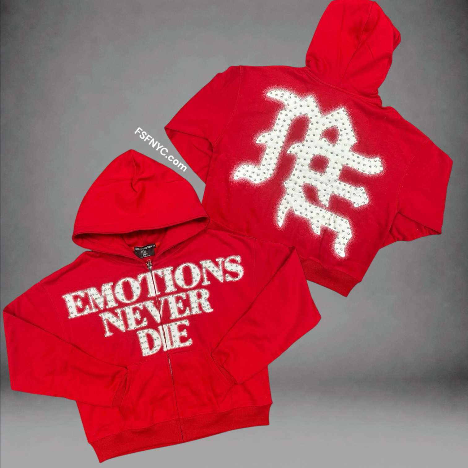 Mixed Emotions- Classic Hoodie - Red