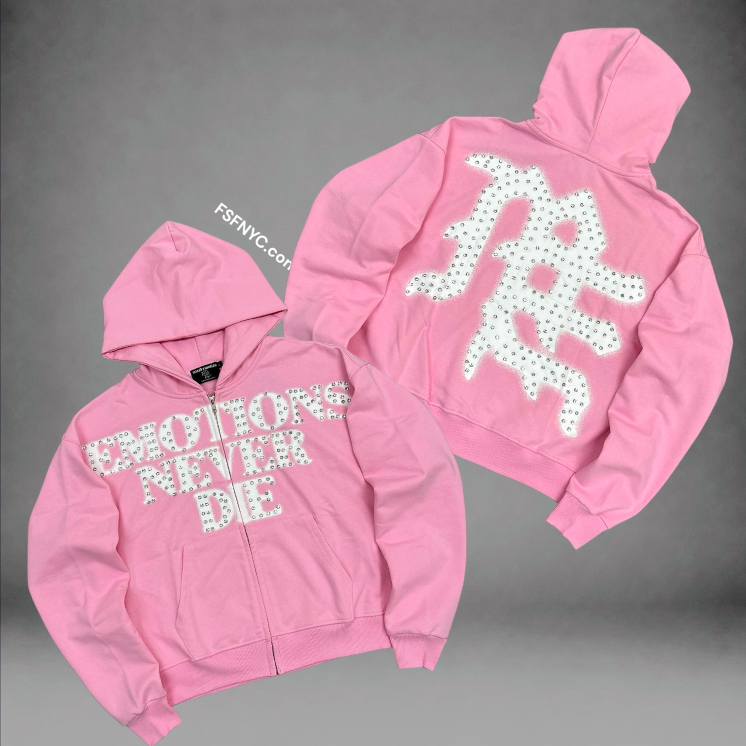 Mixed Emotions- Classic Hoodie - Pink
