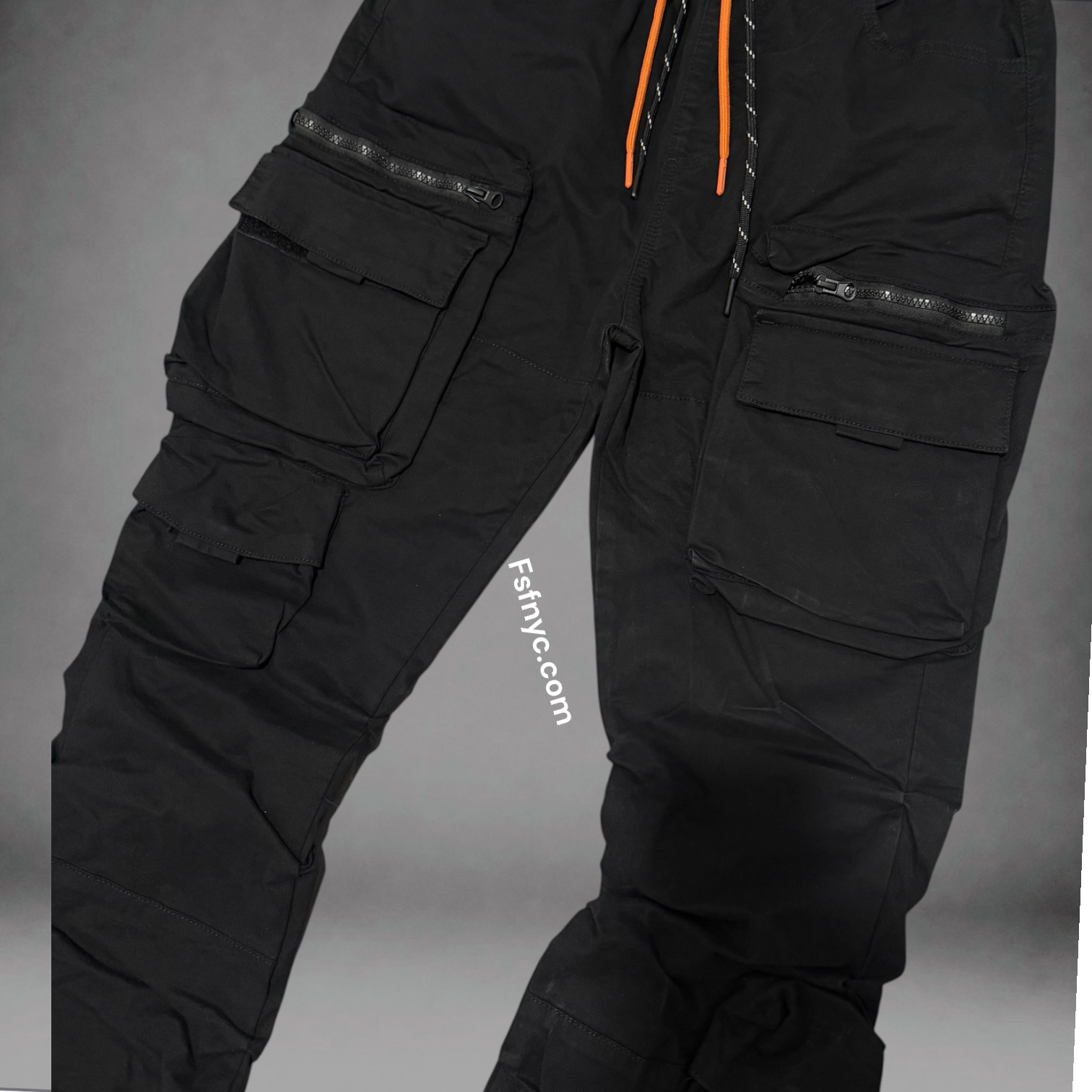 Narr - Stacked Cargo Pants - Black - 432