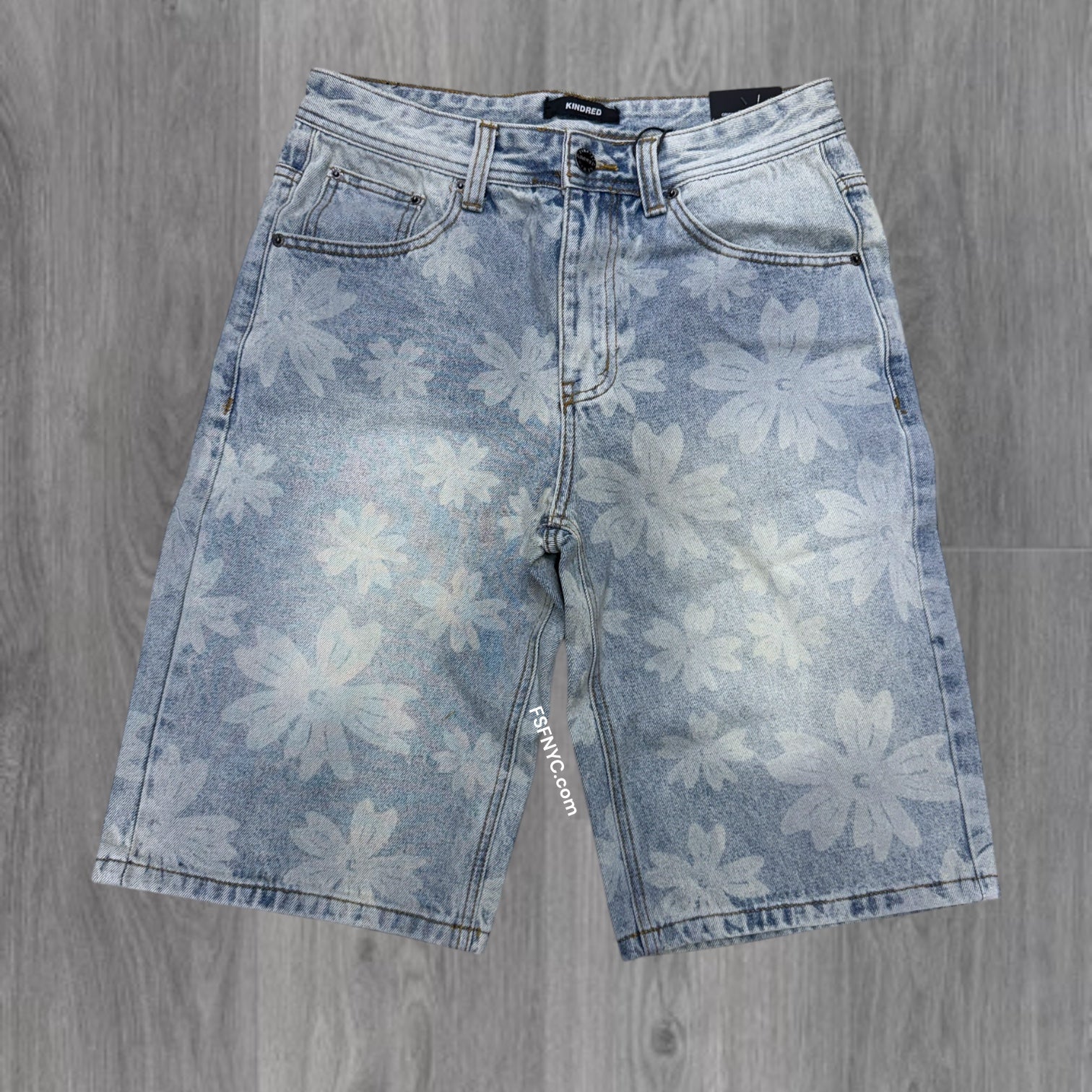 KD - Digital Denim Shorts - Blue - 2247s