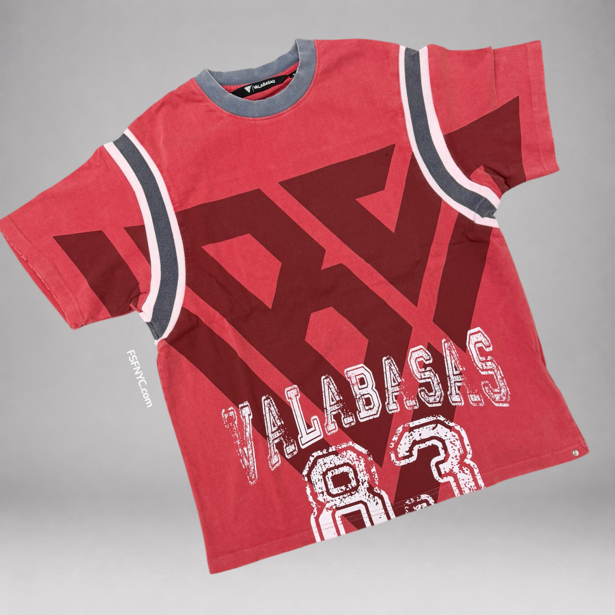 Valabasas - Vintage Sport T-shirt - V.RED - 1111