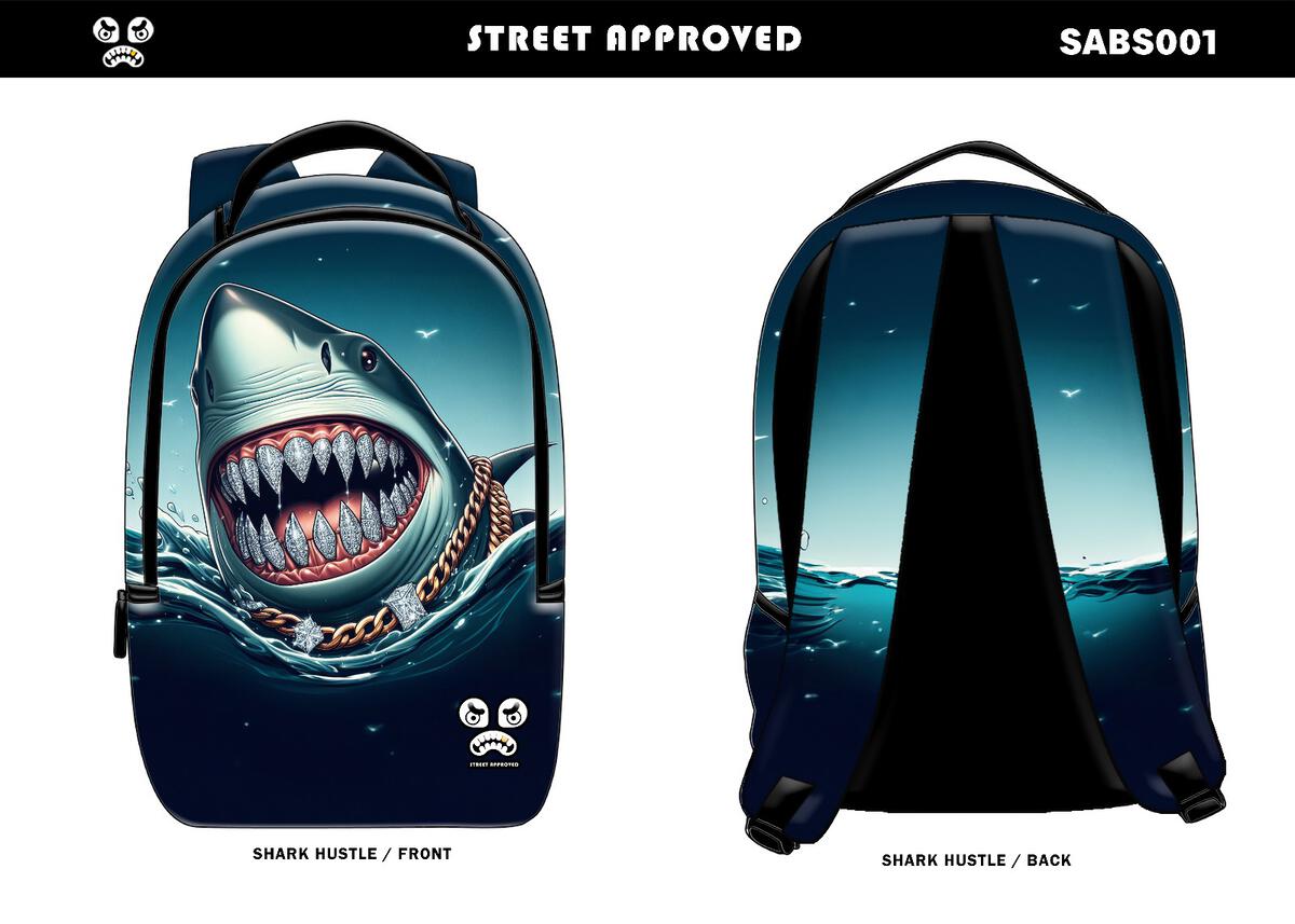 Approved Backpack Shark Hustle