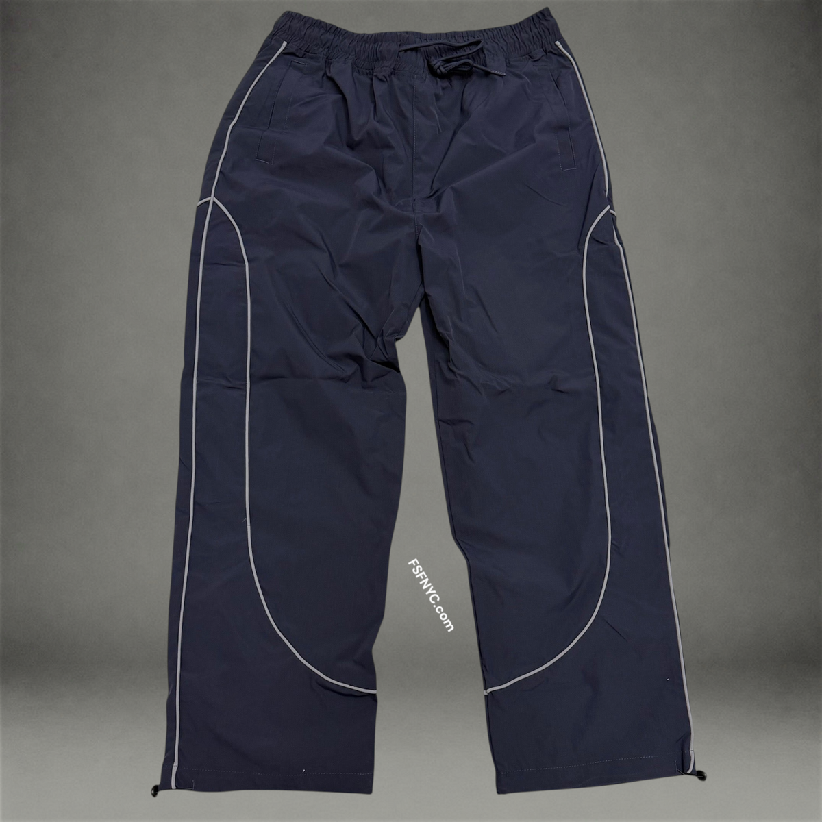 Baruda - Windbreaker Piping Pants - Vintage Charcoal - 430