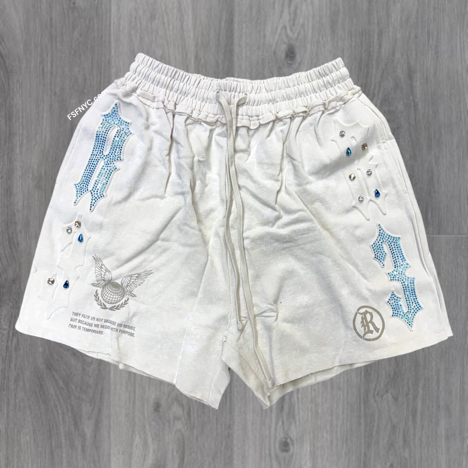 R - Multi universe Crystal Sweat Shorts - Rggshell - 917