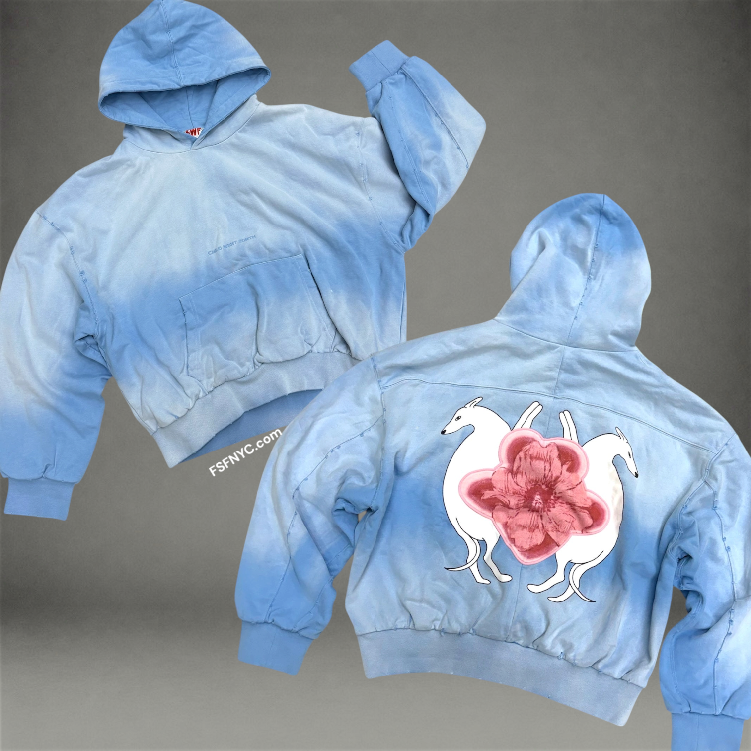 CWF Heavyweight Premium Hoodie - Sky Blue