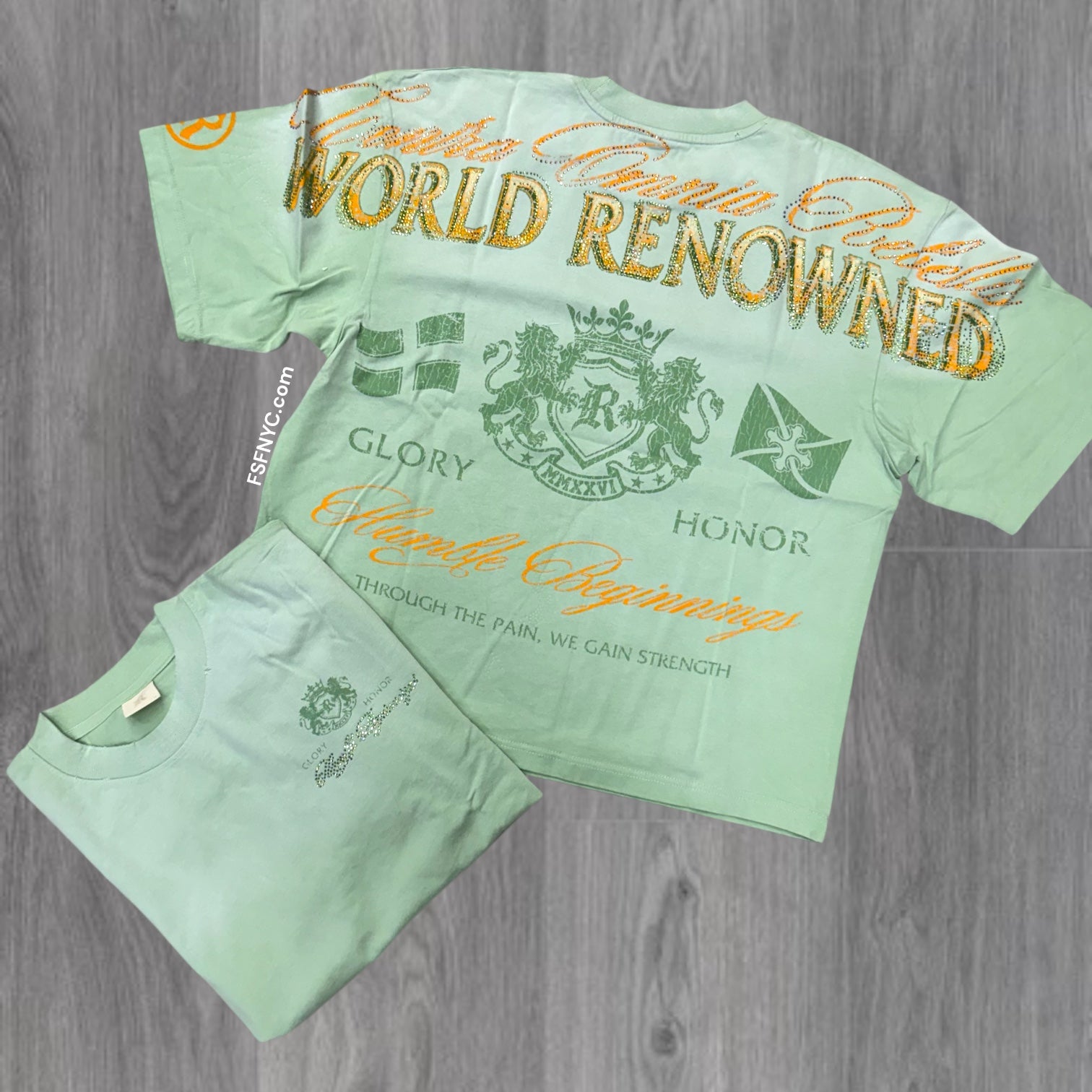R - Remowned T-shirt - Mint - 115