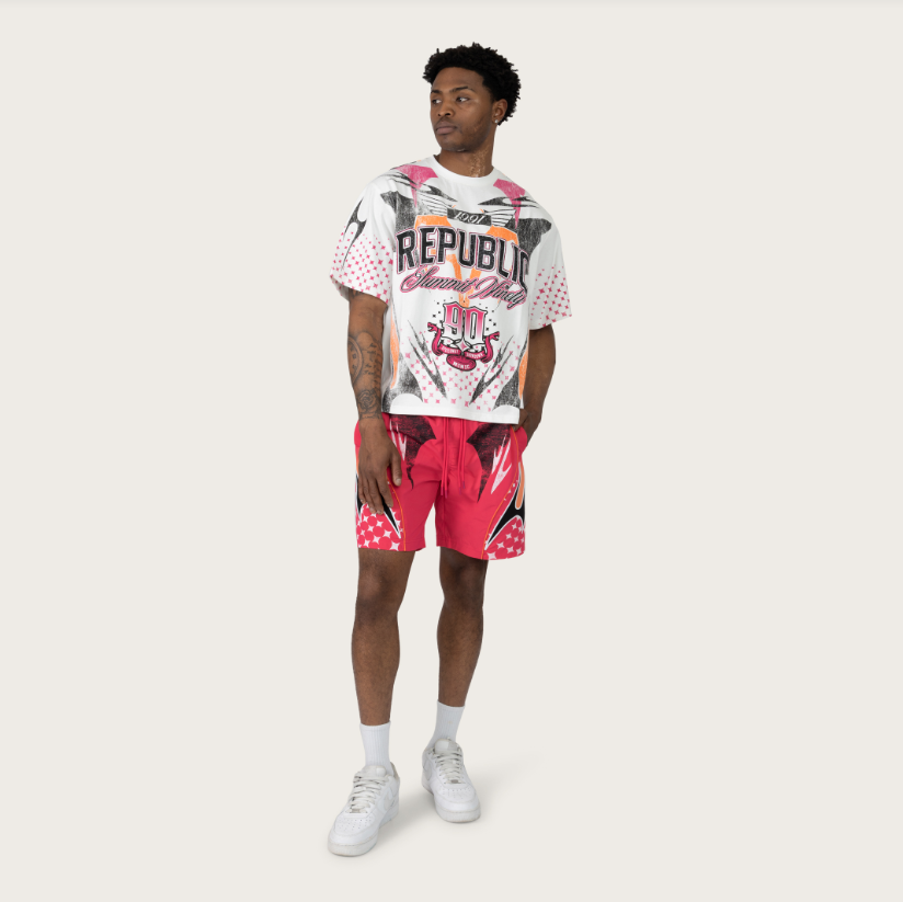 Rise - Rep. Windbreaker Shorts - Lil.Rose - S551