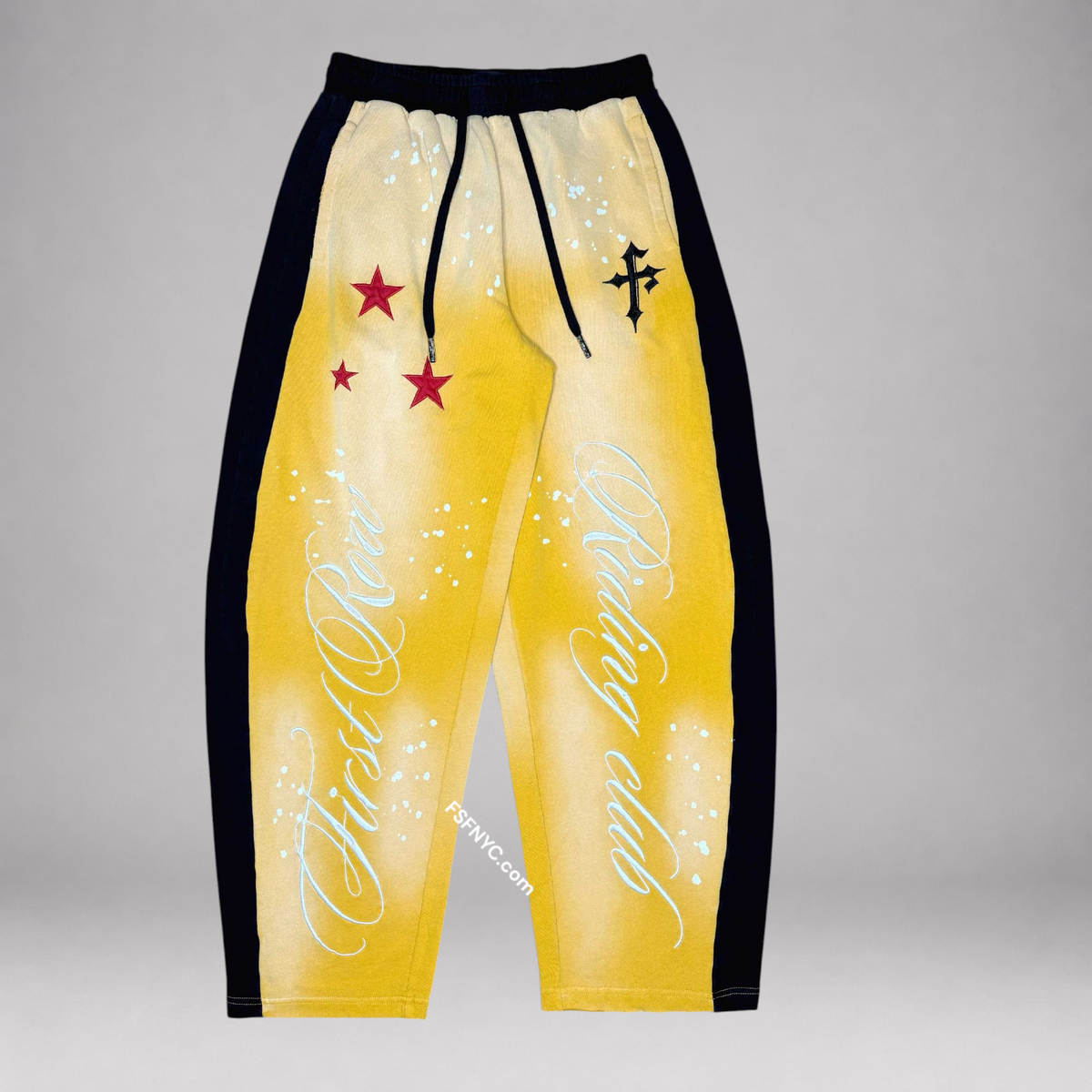 FR - Rugby Sweat Pants - Yellow - 3036B