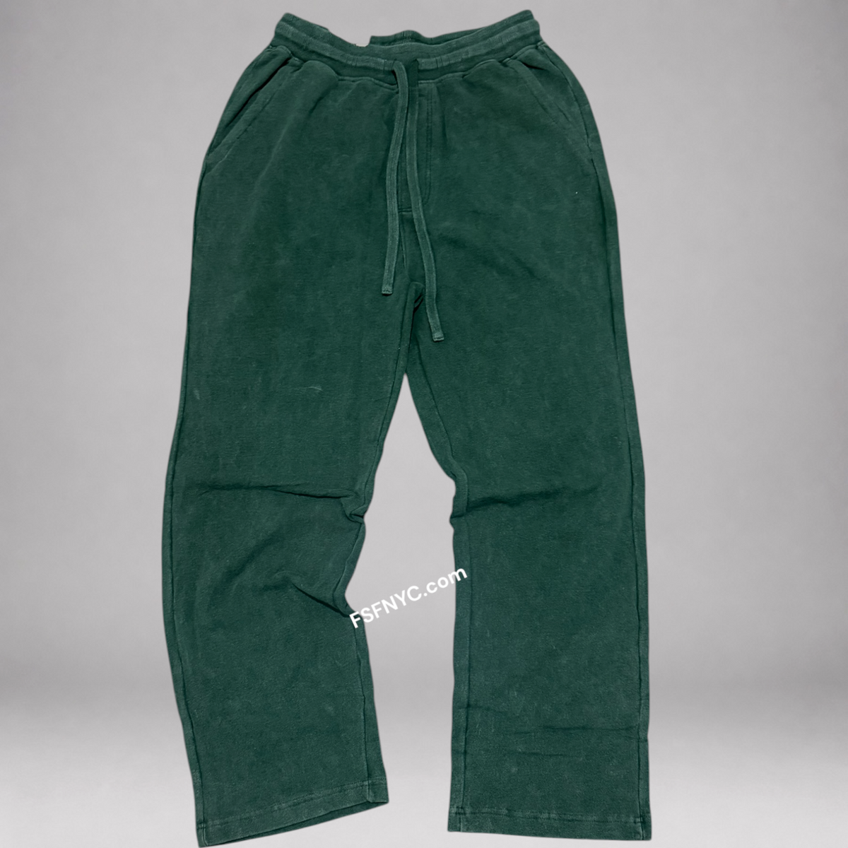 Rebel - Acid Wash Sweat Pants - Hunter.G - 420