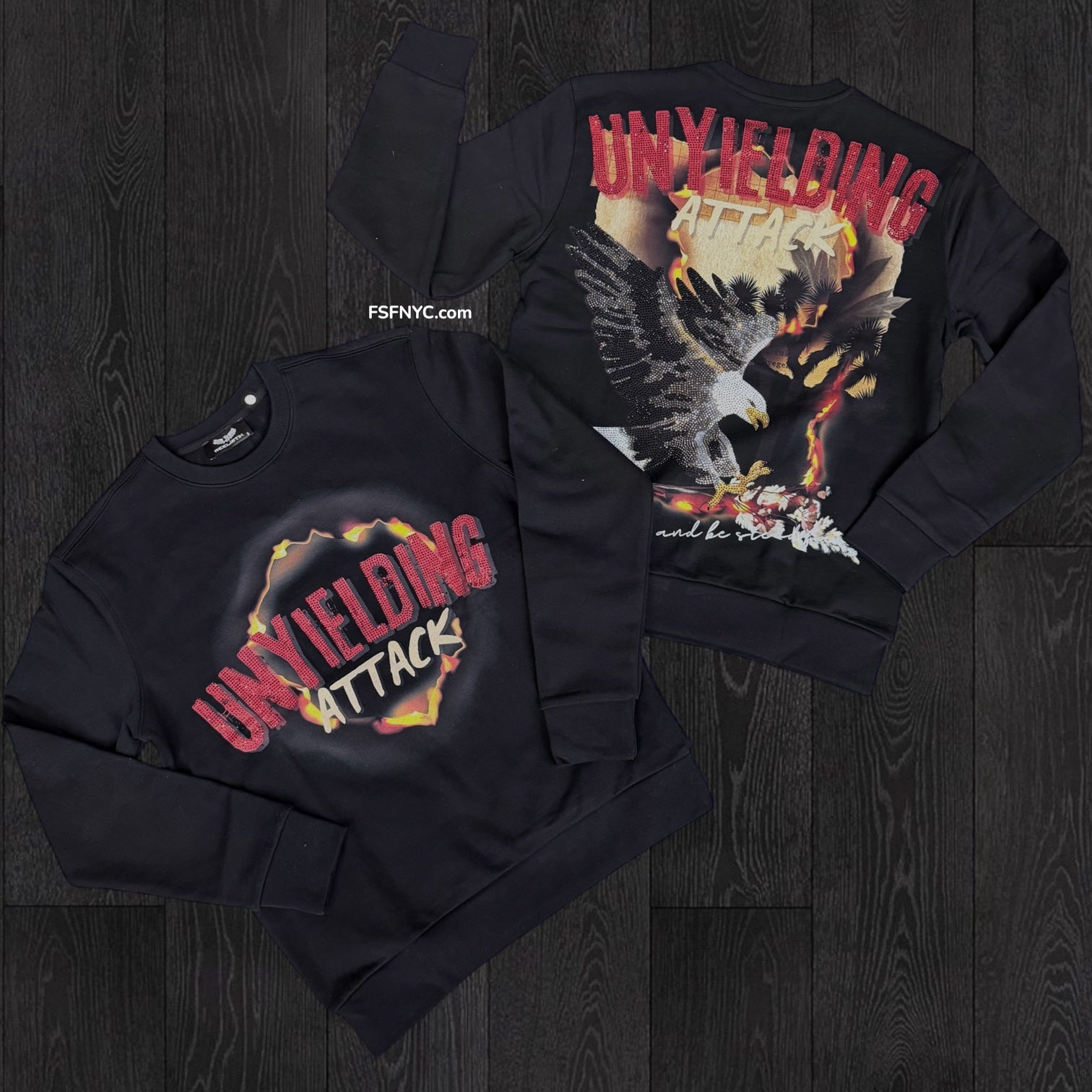 RST - Unyieling Diamonds Crewneck - Black-Rst-413