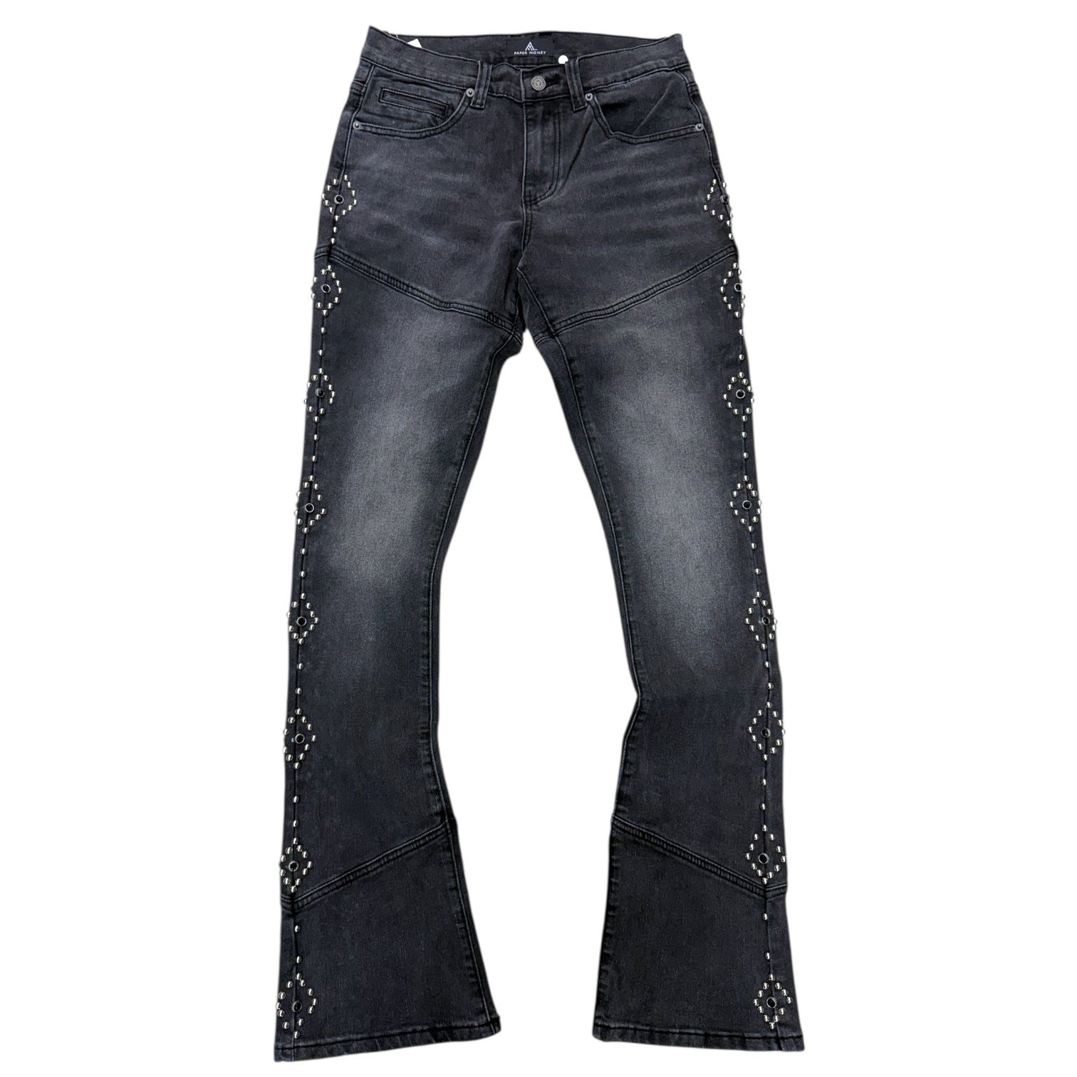 Paper - Stacked Rocker Denim- Grey - 1064