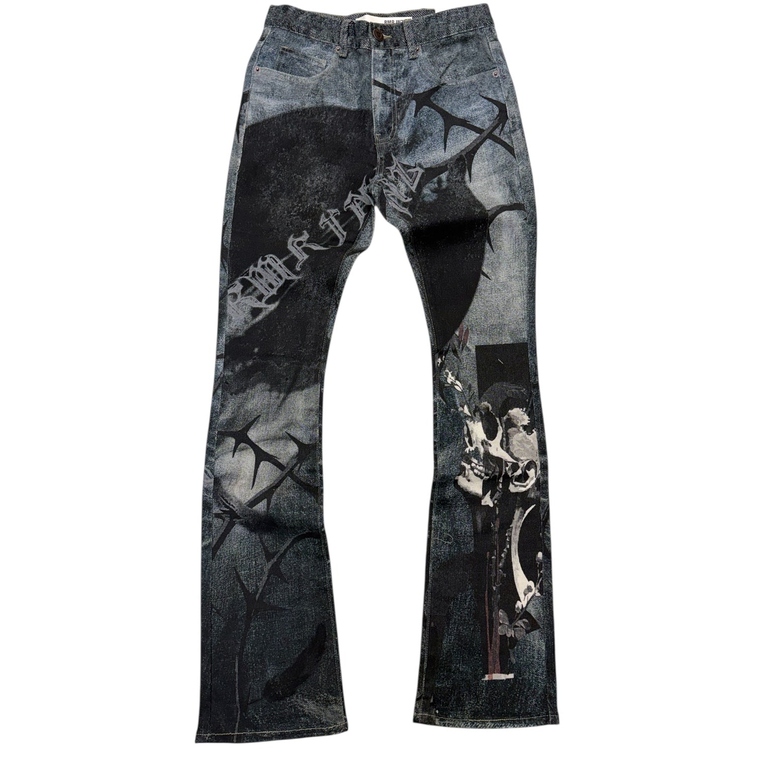 Armor - stacked Graphic Denim - BLACK - RM210SK-2 zi