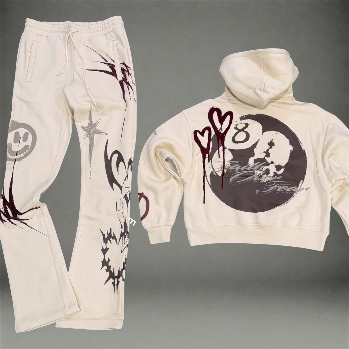 Rise - Flare Truth Sweat Suit - Tur dove”cream” - F558