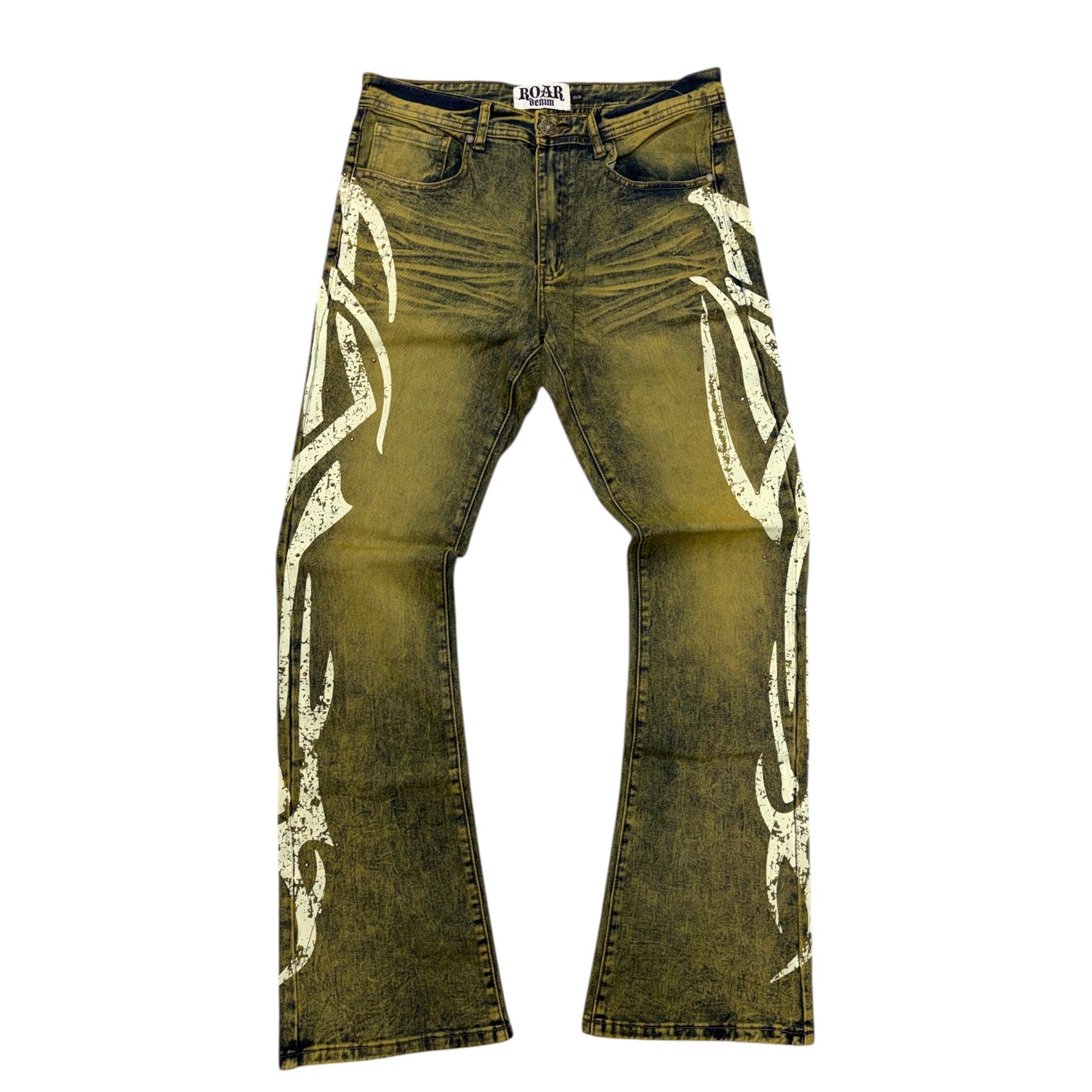 Roar - Stacked Tribal Denim - Rust - 653 zi