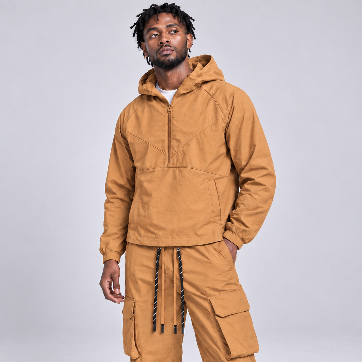 Baruda - windbreaker Anorak Set - wheat - 802