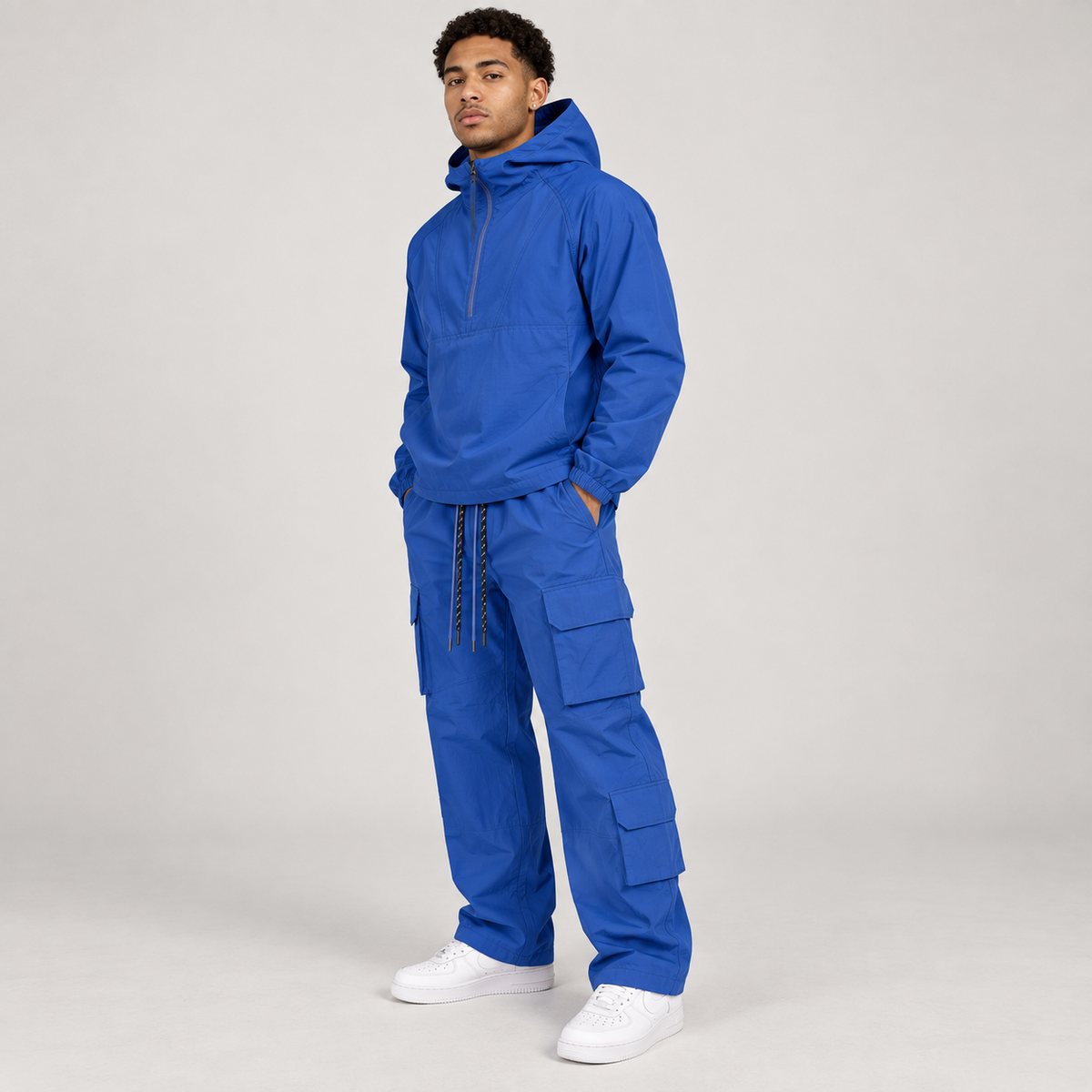 Baruda - windbreaker Anorak Set - Royal - 802