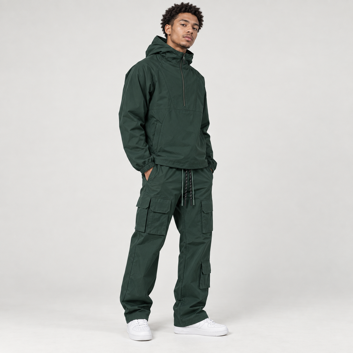 Baruda - windbreaker Anorak Set - H.Green - 802