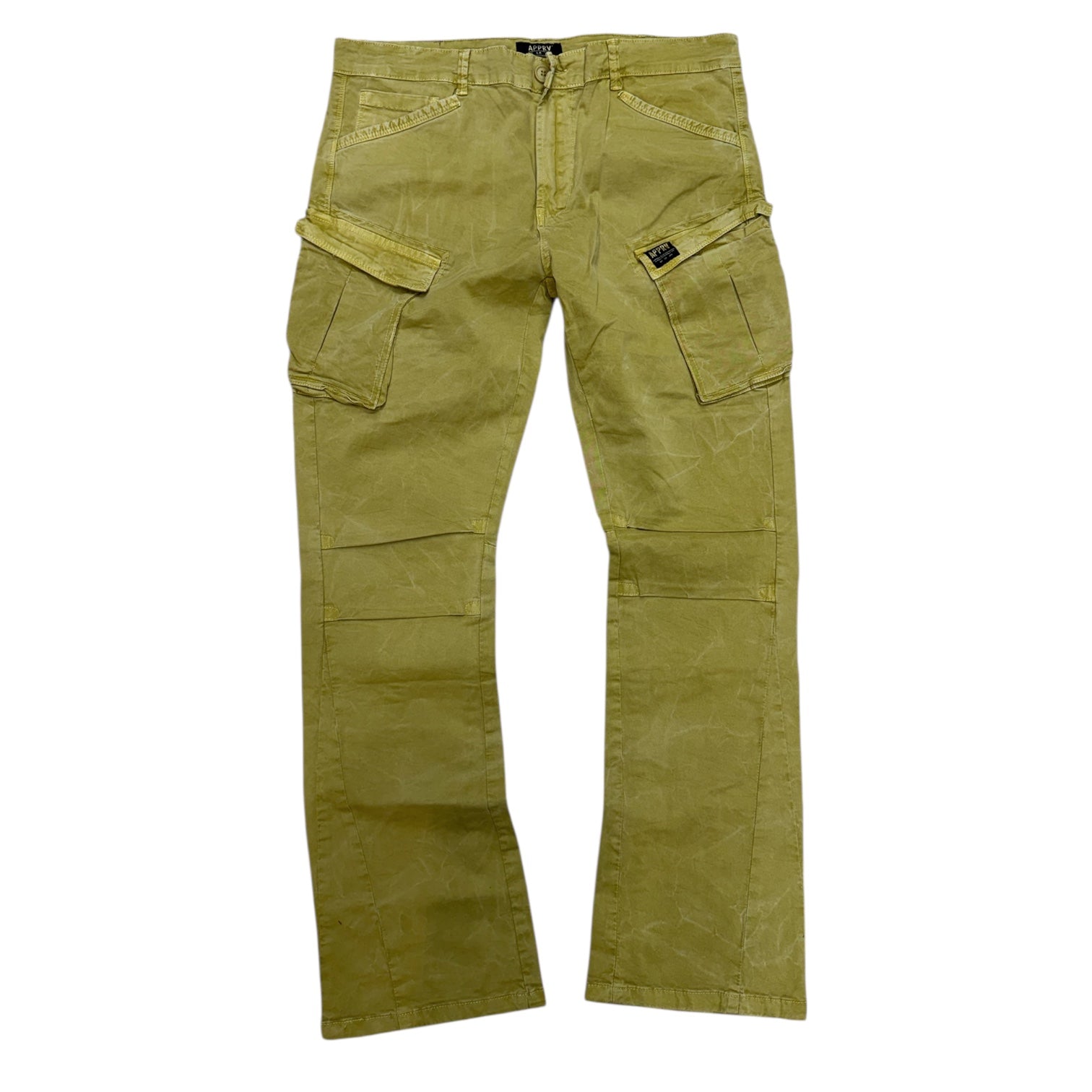 APPRV - Flare Cargo Pants - khaki Gold