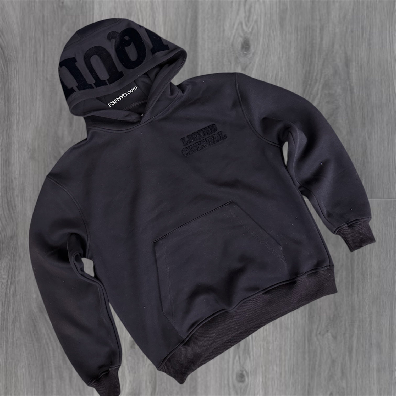 LC - liquid Crystal Premium Hoodie - Black - 9109H